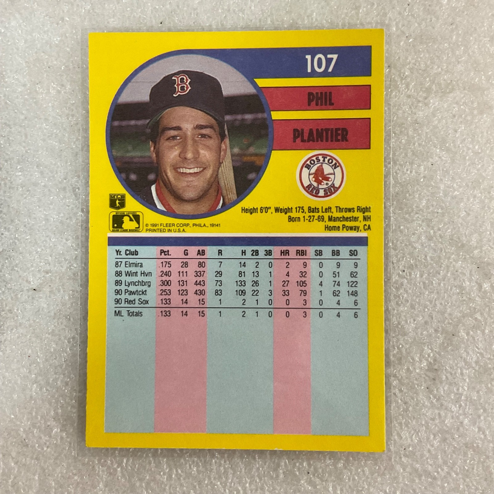 1989-1991 Baseball 10 Card Lot Ted Williams Roush Sewell Fleer Topps - Image 19