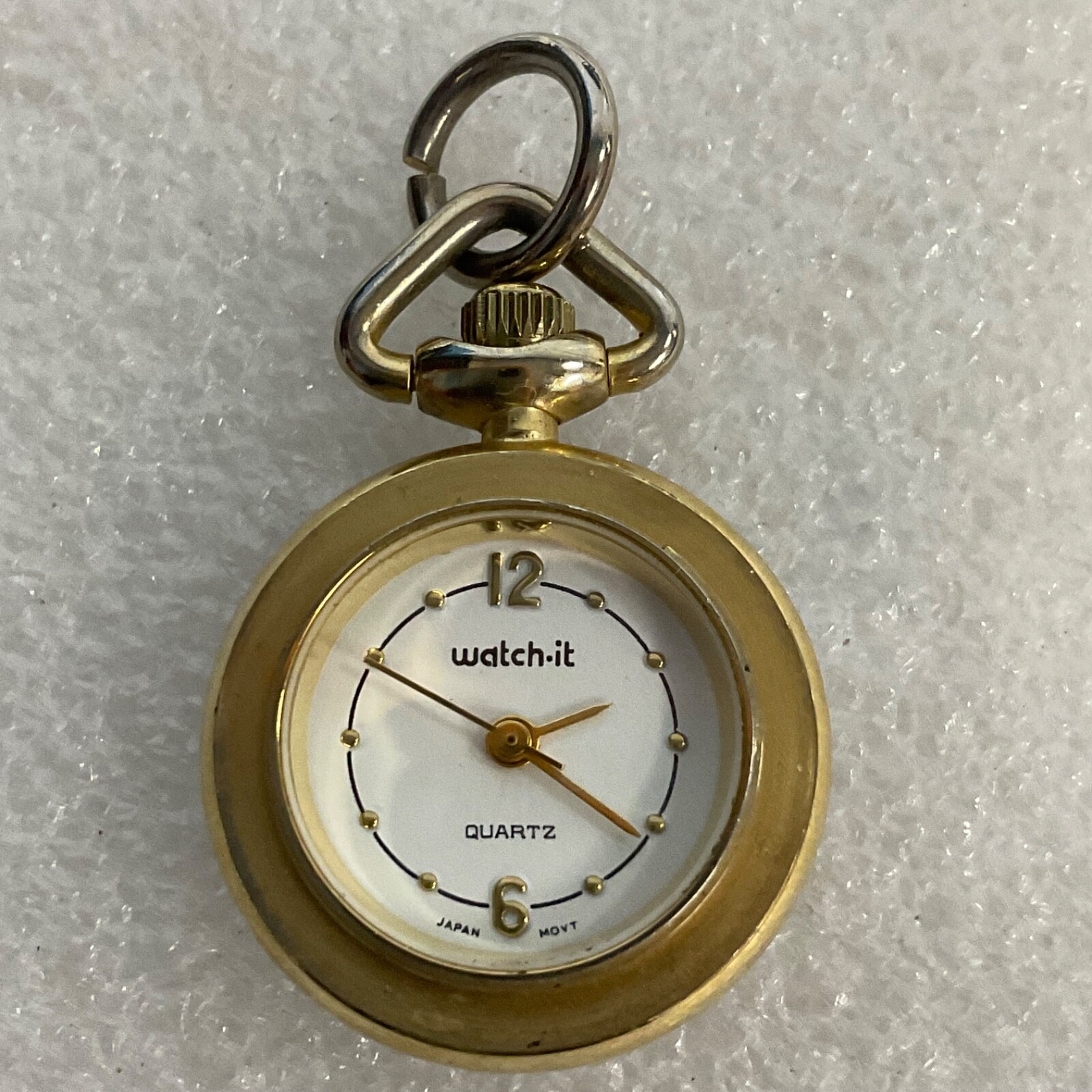 Nelsonic Watch-it Mini Gold Toned Pocket Watch LP523Y 012 2035 GnuFashion - Image 1