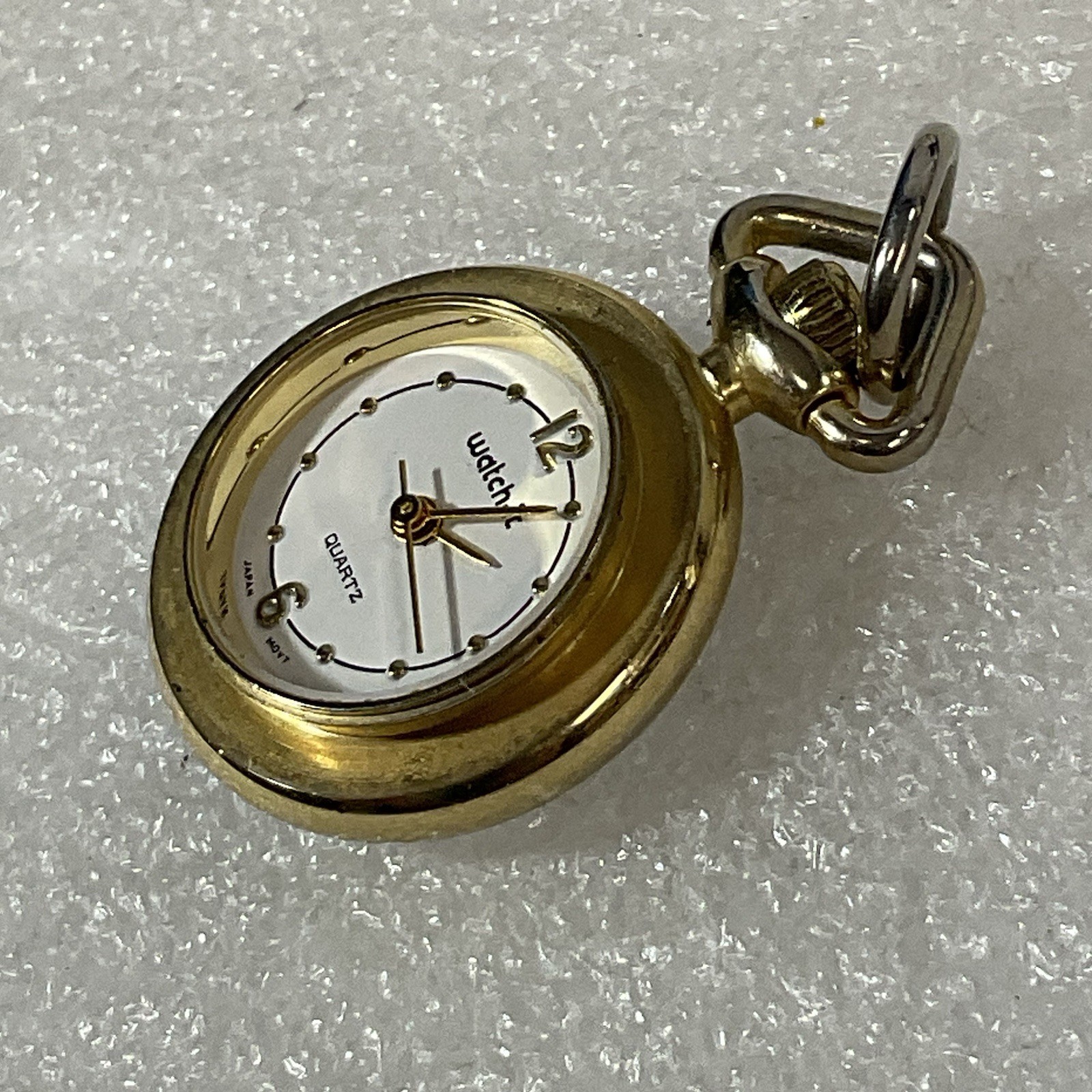 Nelsonic Watch-it Mini Gold Toned Pocket Watch LP523Y 012 2035 GnuFashion - Image 5