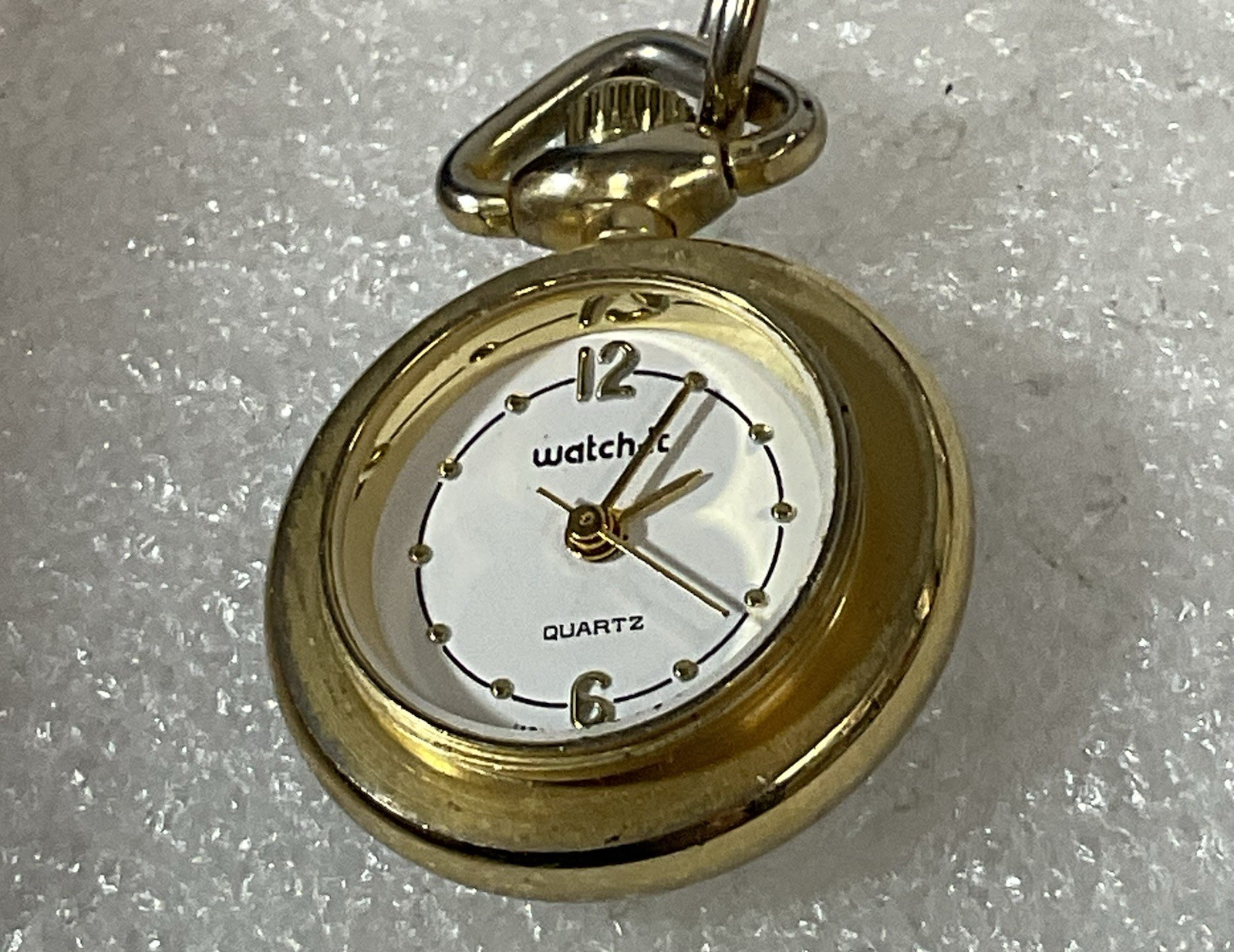 Nelsonic Watch-it Mini Gold Toned Pocket Watch LP523Y 012 2035 GnuFashion - Image 2