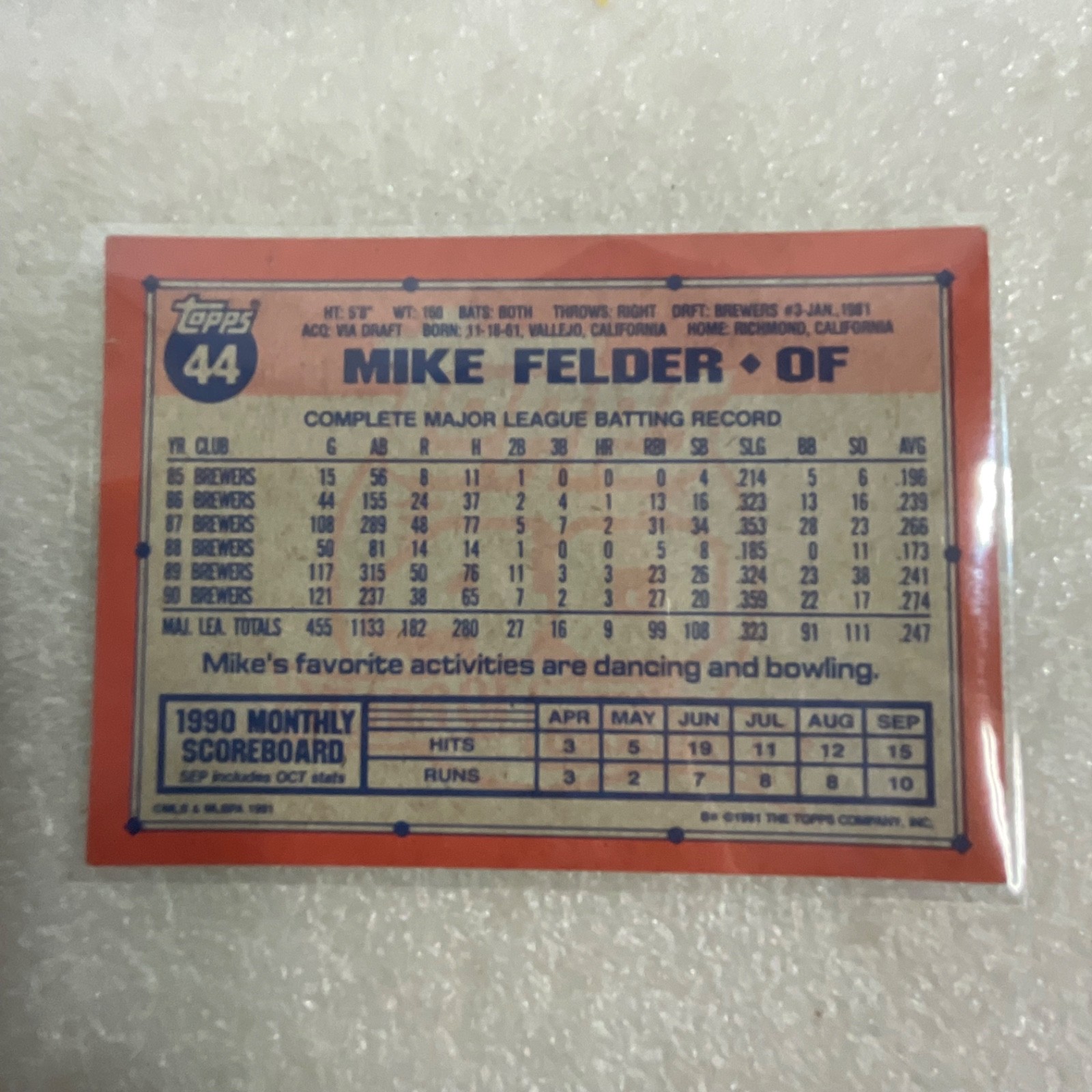 1988-1991 Baseball 10 Card Lot Sandberg Raines Hershiser Evans McRae - Image 19