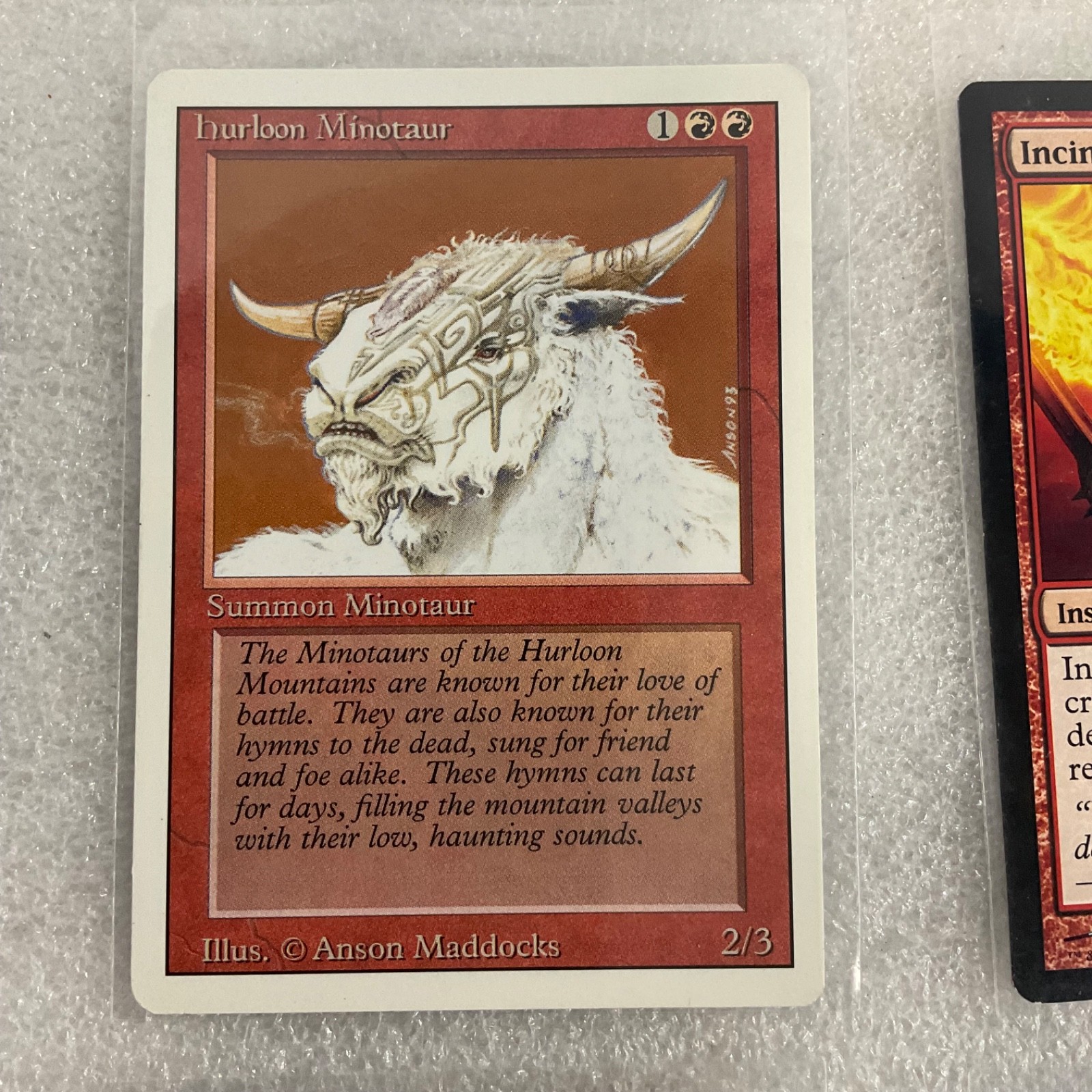 MTG 20 Card Lot Hill Giant Hurloon Minotaur Incinerate Mixed Sets - Image 11