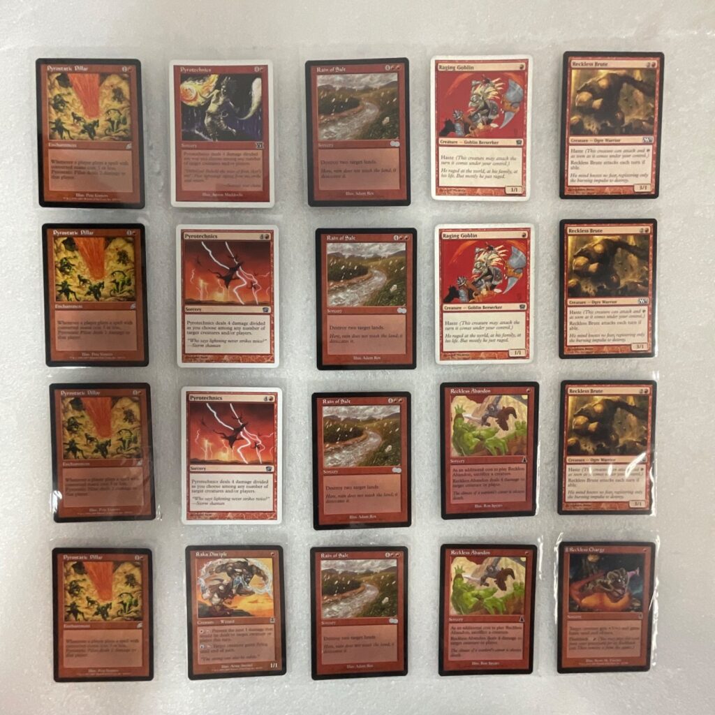 MTG 20 Card Lot Pyrostatic Pillar Pyrotechnics Rain of Salt Mixed Sets - Image 1