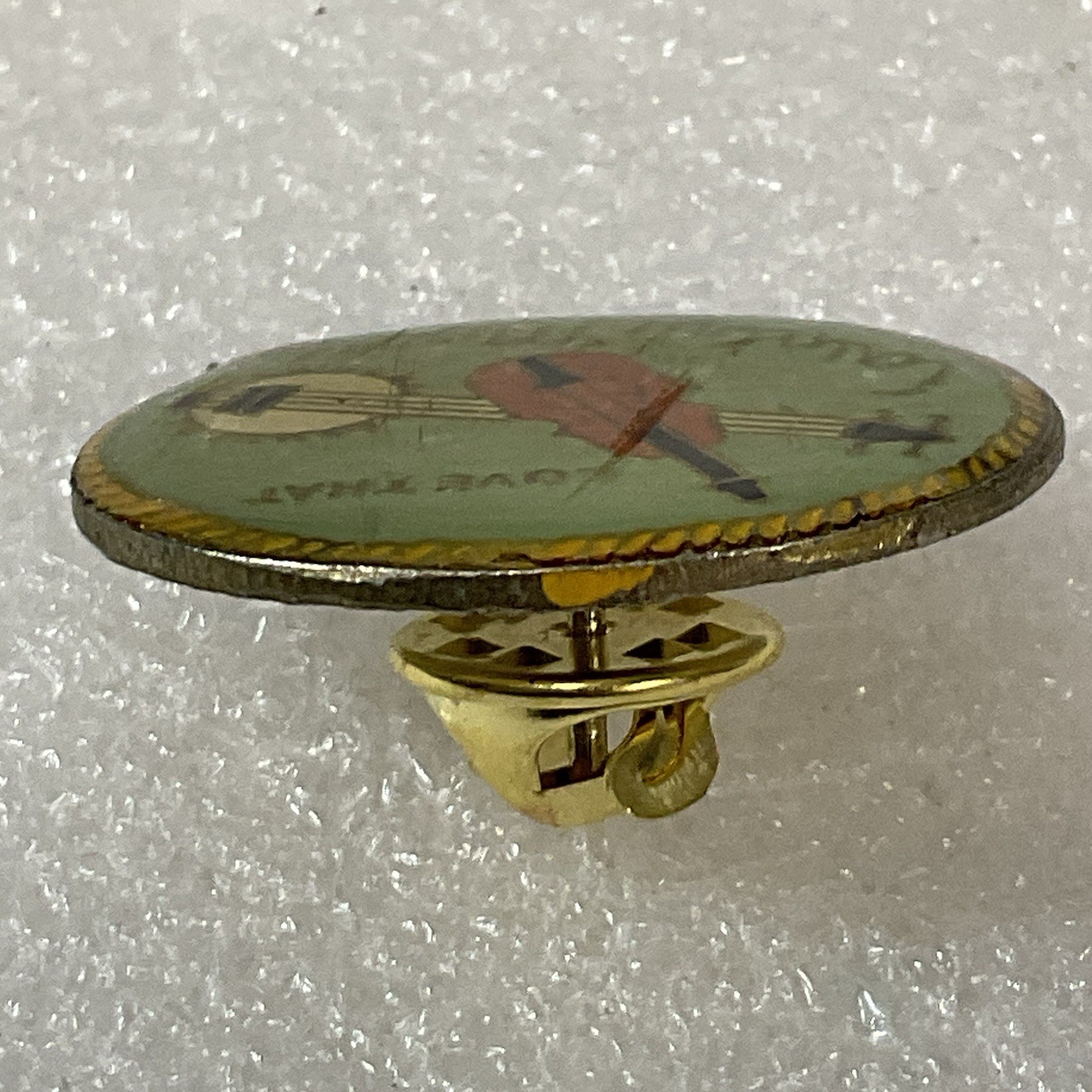 Love That Country Music Banjo & Fiddle 1” Pin Pinback GnuCollectibles - Image 8
