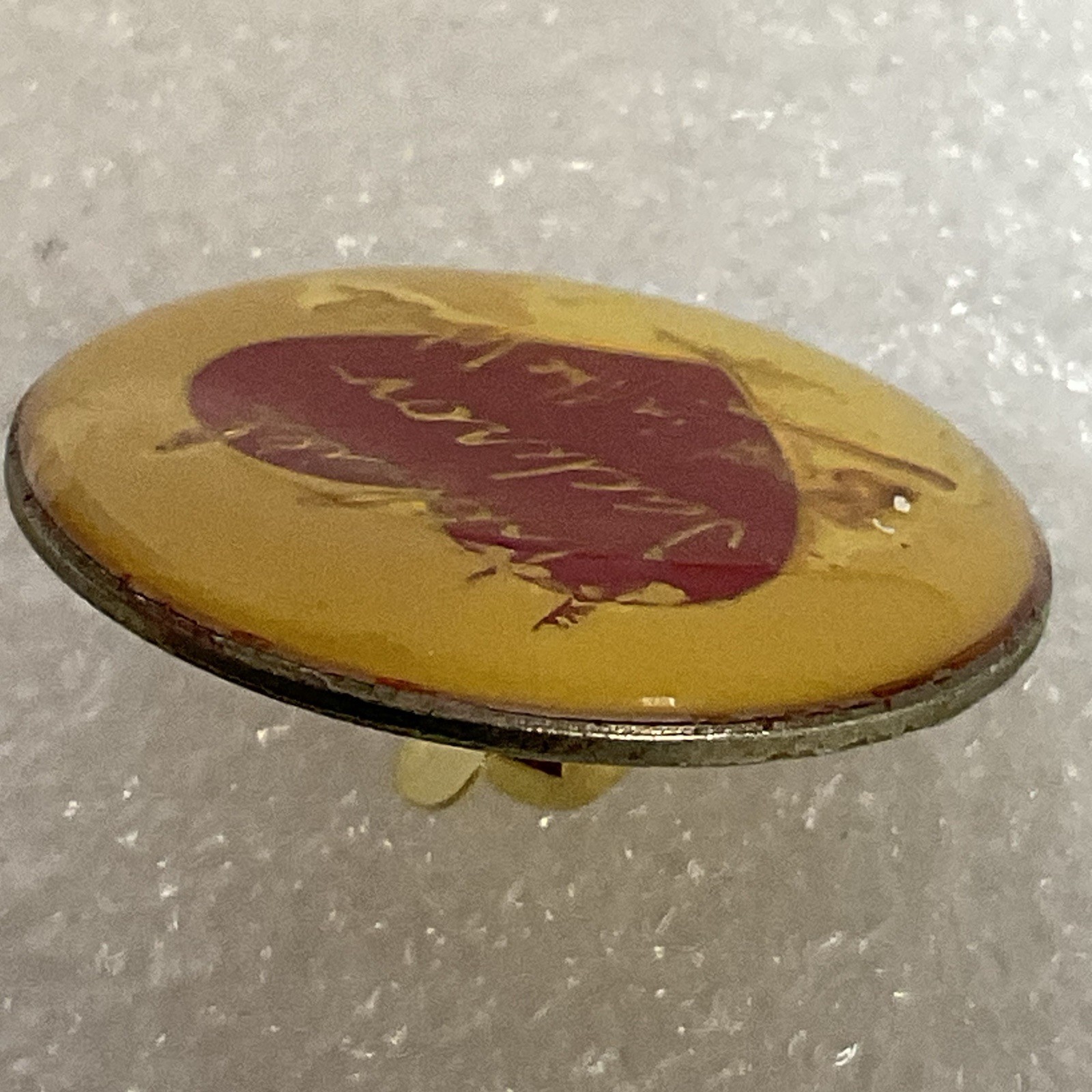 Michael Jackson Best In The World Vtg 1” Round Pin Pinback Heart GnuCollectibles - Image 3