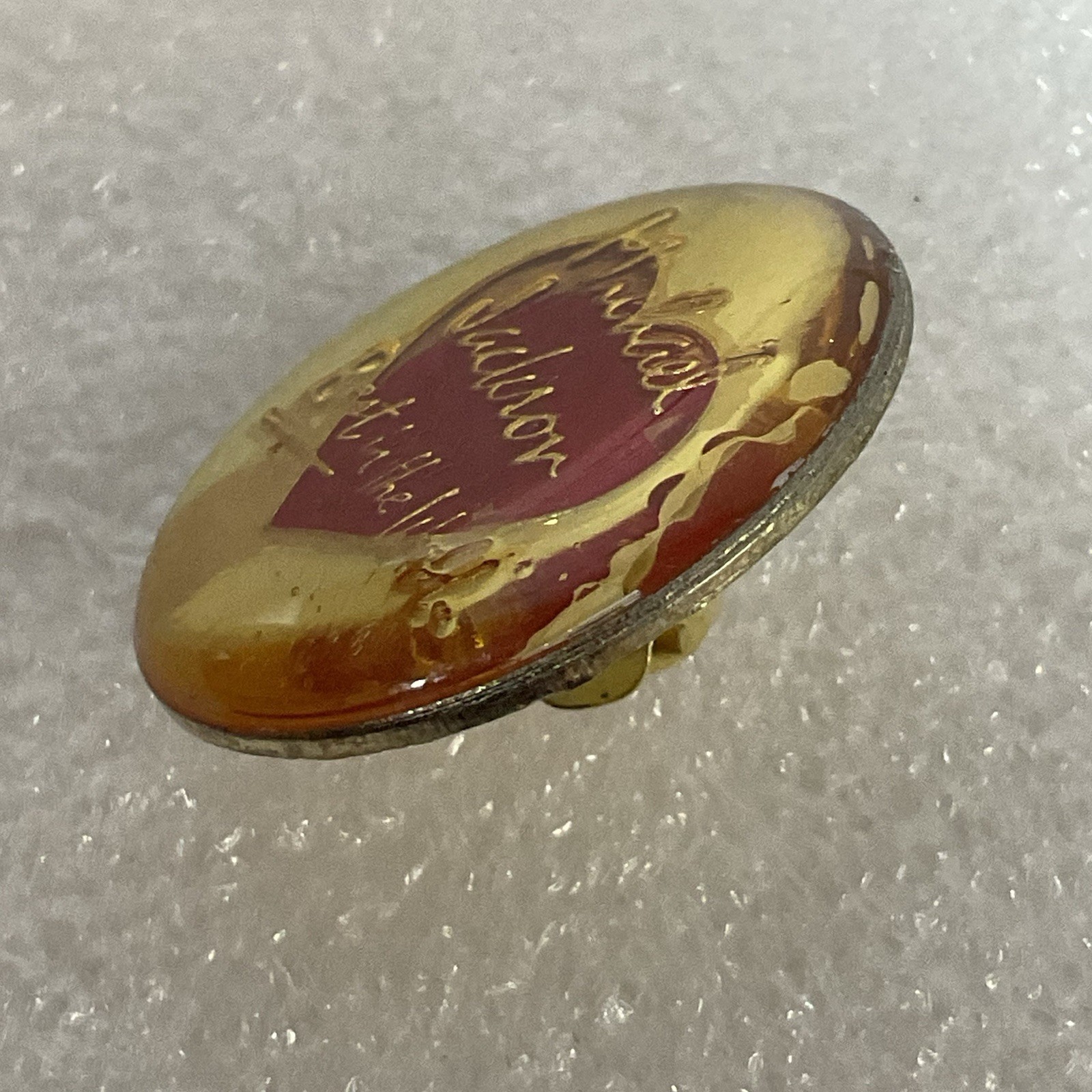 Michael Jackson Best In The World 1” Round Vtg Pin Pinback Heart GnuCollectibles - Image 6
