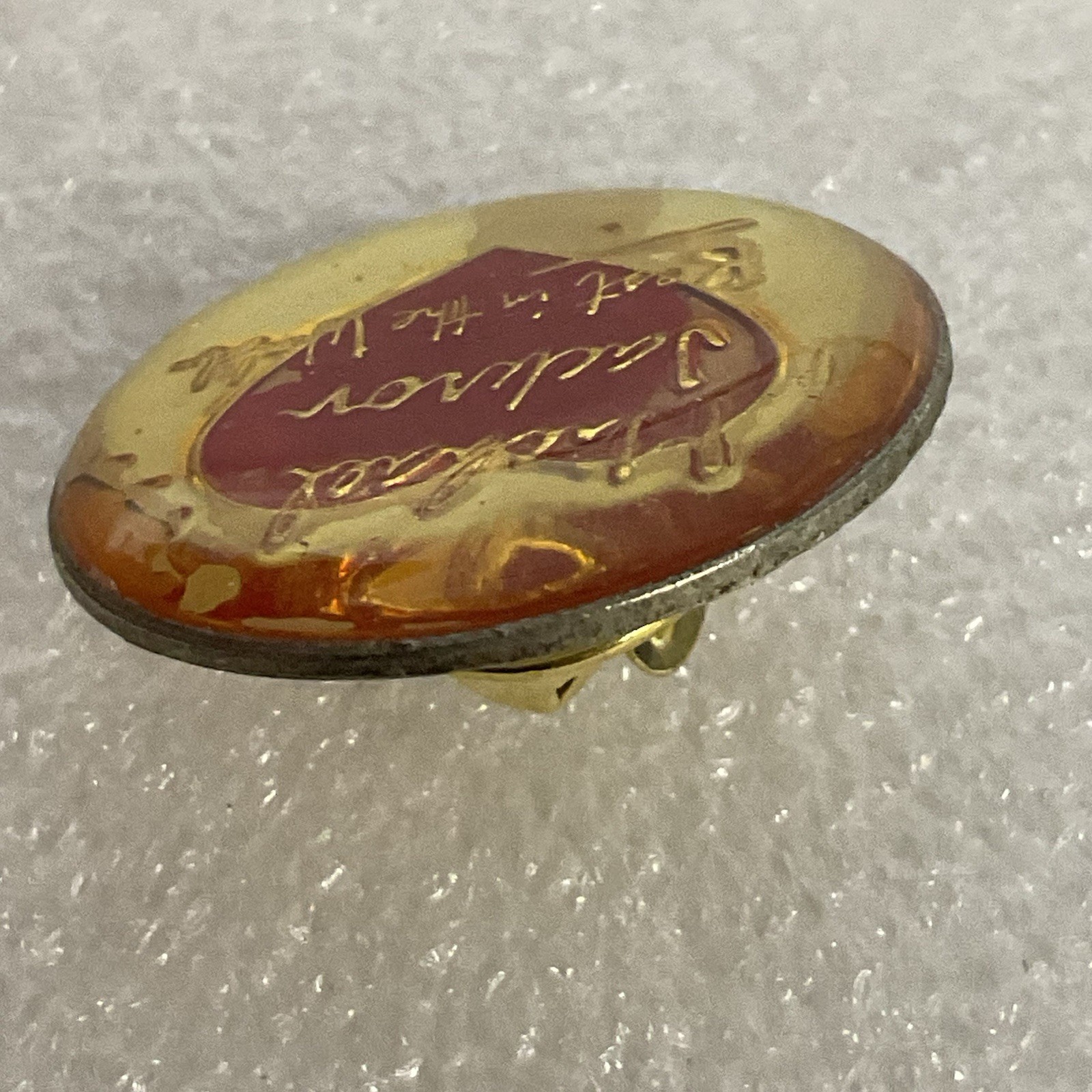 Michael Jackson Best In The World 1” Round Vtg Pin Pinback Heart GnuCollectibles - Image 5