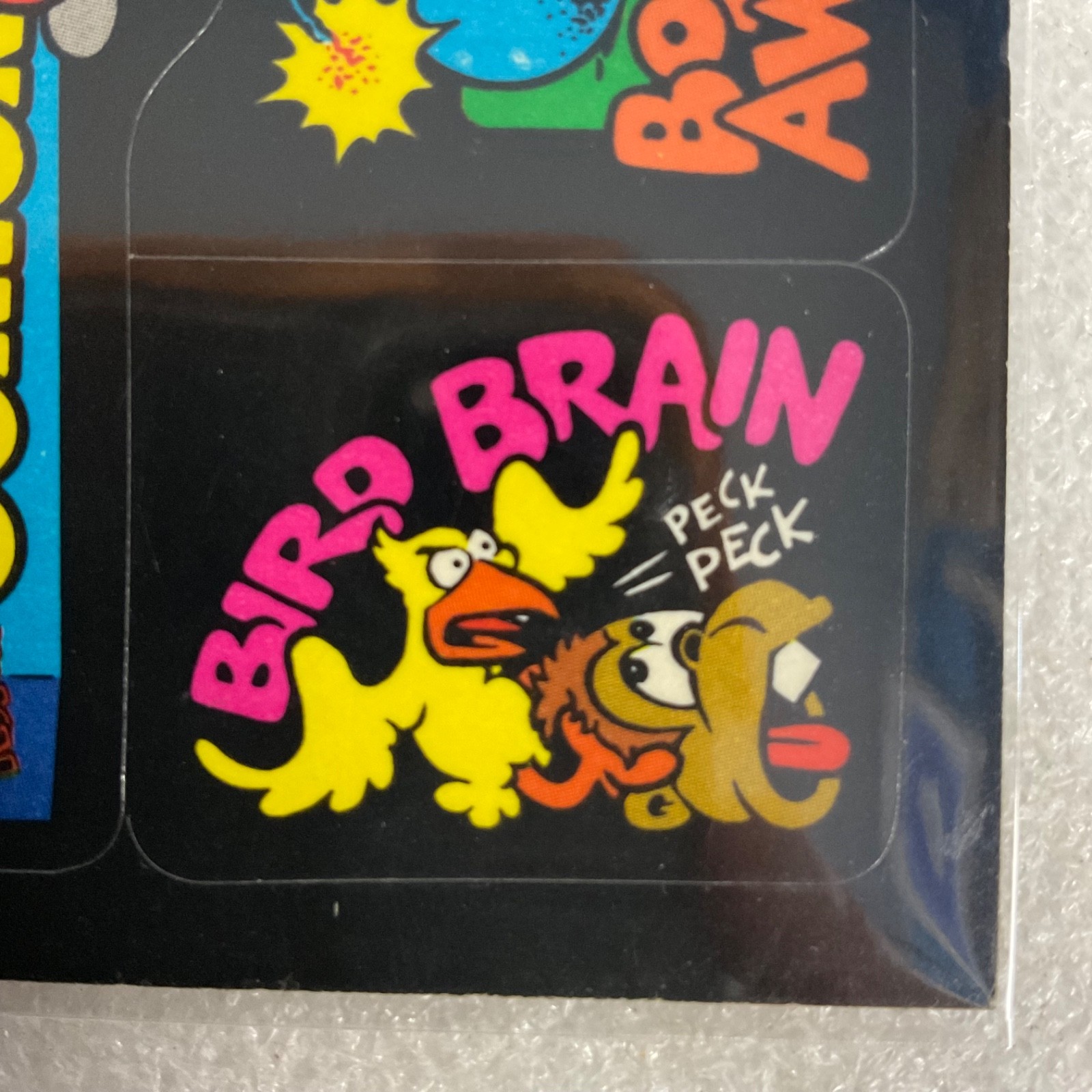 1983 Nintendo Donkey Kong Junior Mario 3-Sticker Sheet Vintage - Image 4