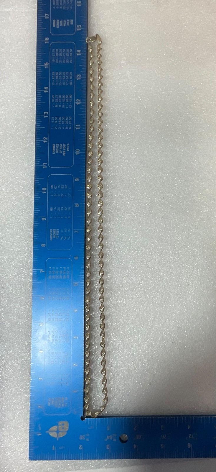 28in 925 Silver Twisted Two Tone Chain Necklace 17.44g Lobster Clasp - Image 3