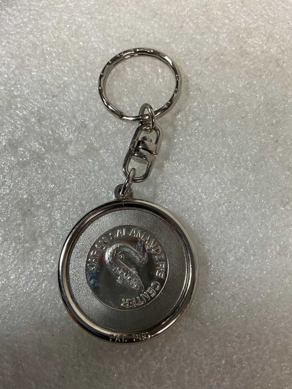 Akame 48 Waterfalls Japan Salamanders Center Keychain 2in Souvenir Metal - Image 1