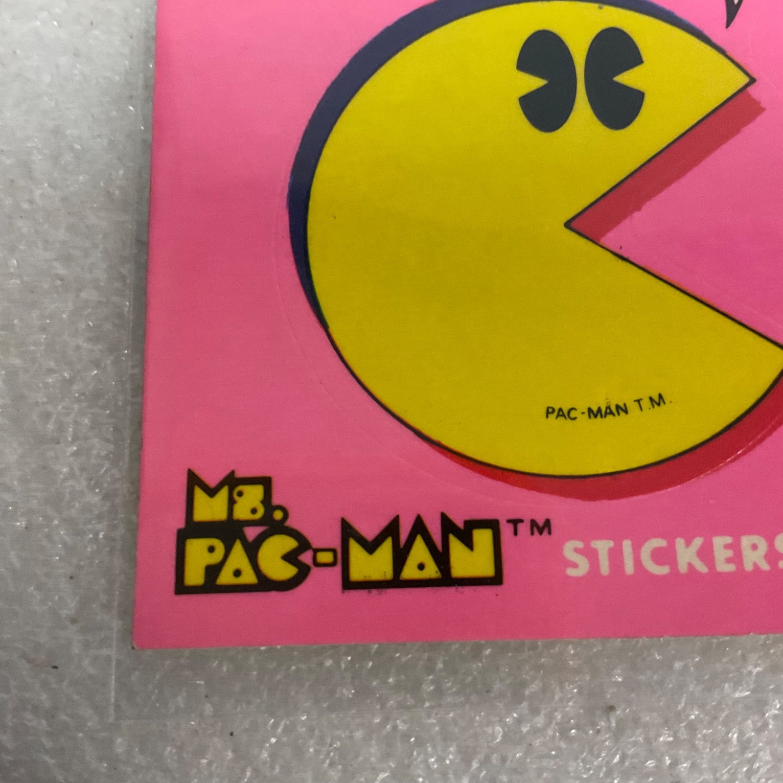 1981 Fleer Ms. Pac-Man Sticker #4 I Need It Bad Pac-Man Vintage - Image 6