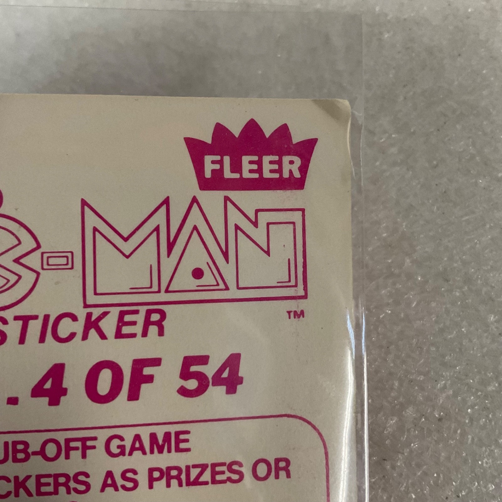 1981 Fleer Ms. Pac-Man Sticker #4 I Need It Bad Pac-Man Vintage - Image 7