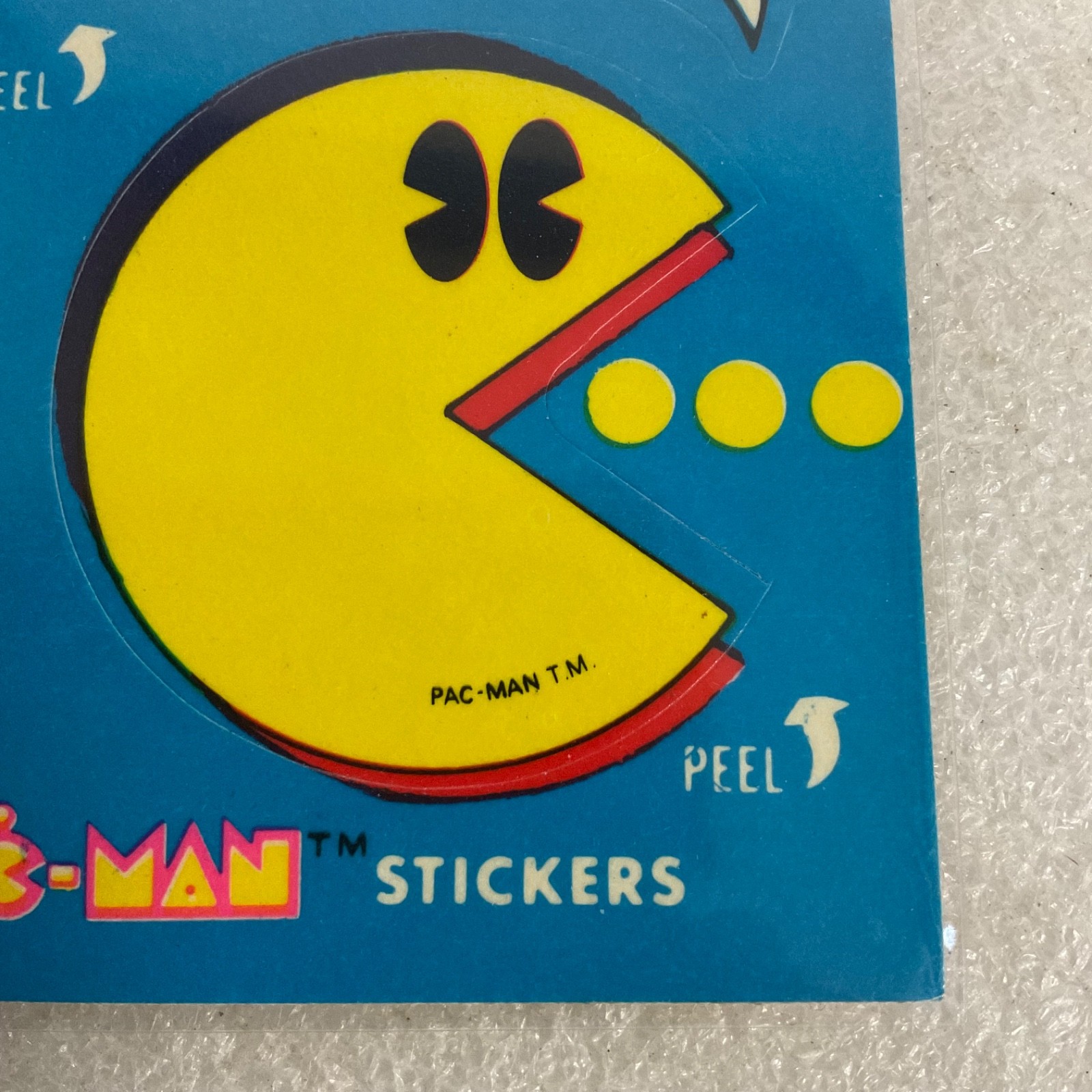 1981 Fleer Ms. Pac-Man Sticker #7 Ain't Love Grand Vintage Arcade Card - Image 5