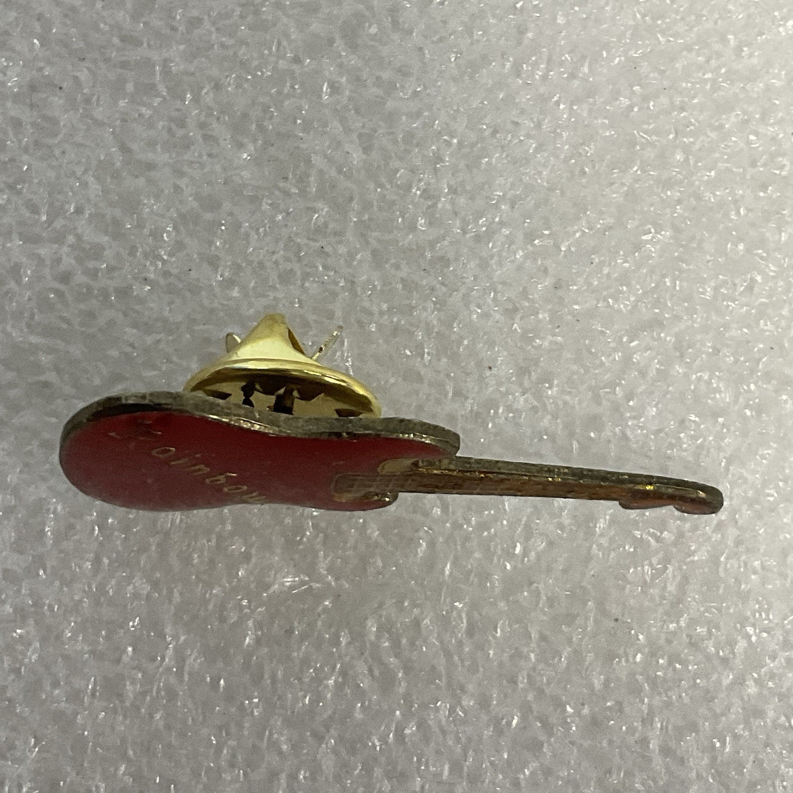 Rainbow Red Guitar Vintage Metal Enamel 1.5" Pin Pinback Richie Blackmore Rock - Image 6