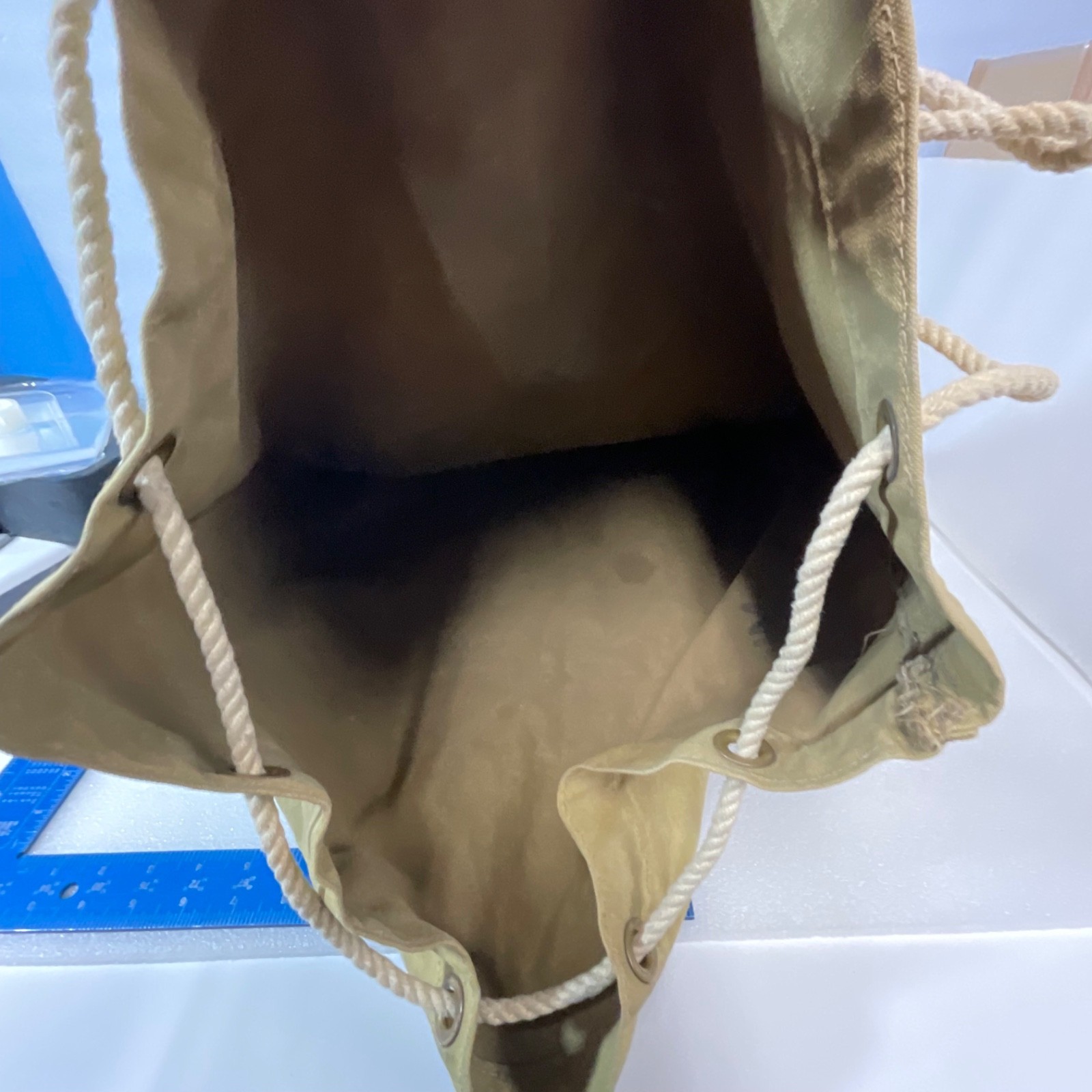 Missile Cover Container Canvas Drawstring Bag 32in Military Stencil - Image 7