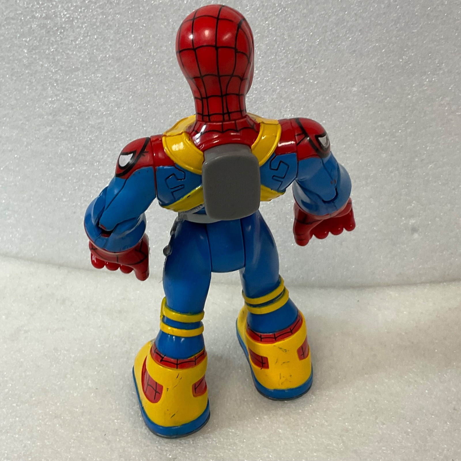 2005 Toy Biz Marvel Spider-Man Action Figure 10in Yellow Boots - Image 3