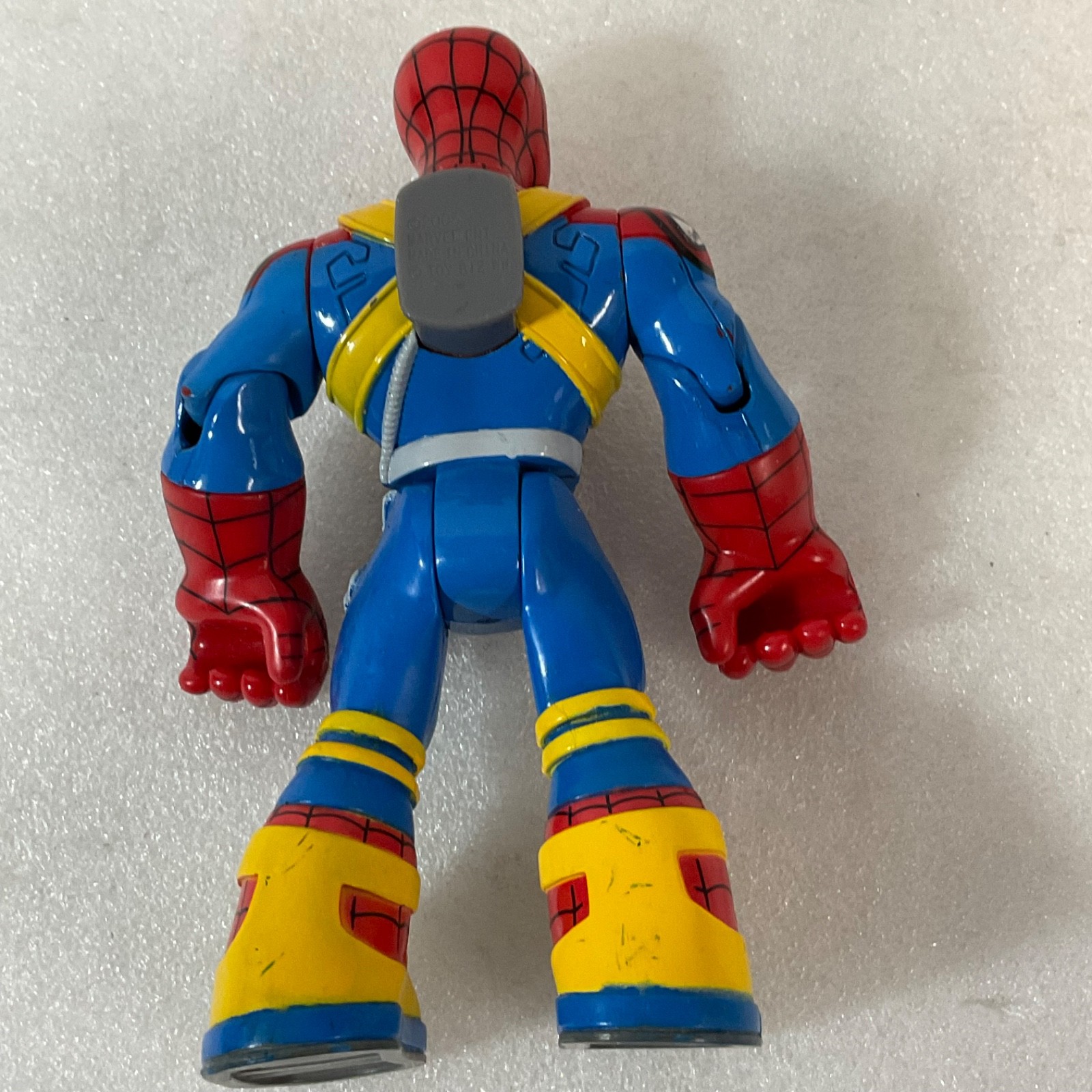 2005 Toy Biz Marvel Spider-Man Action Figure 10in Yellow Boots - Image 6