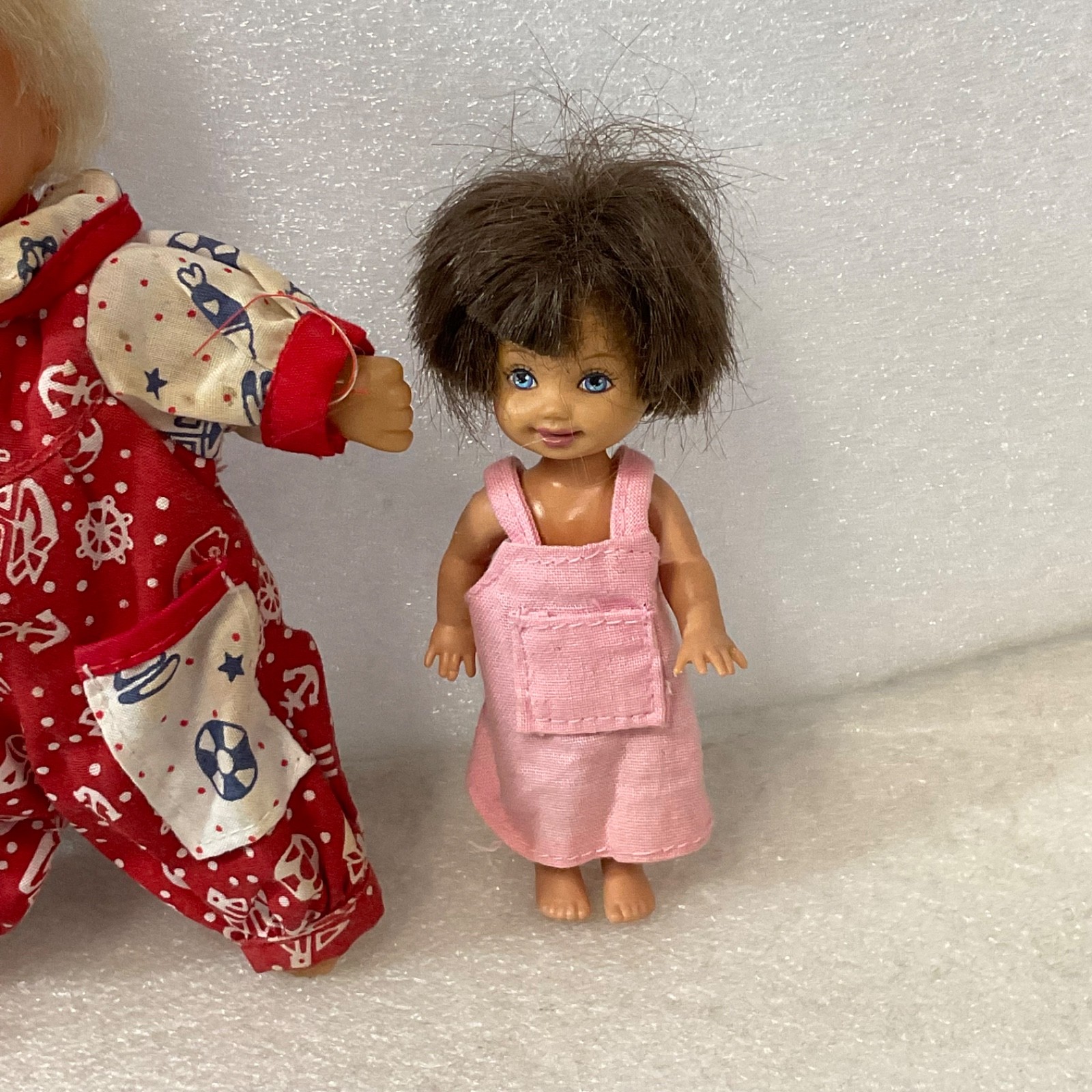 Vintage 3 Doll Lot 8in 7in 4in Mattel & Others Marked As Is - Image 4