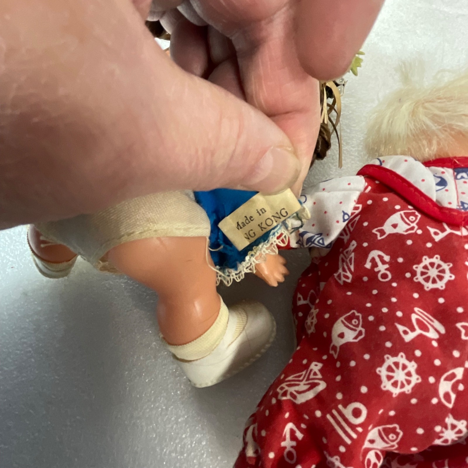 Vintage 3 Doll Lot 8in 7in 4in Mattel & Others Marked As Is - Image 9