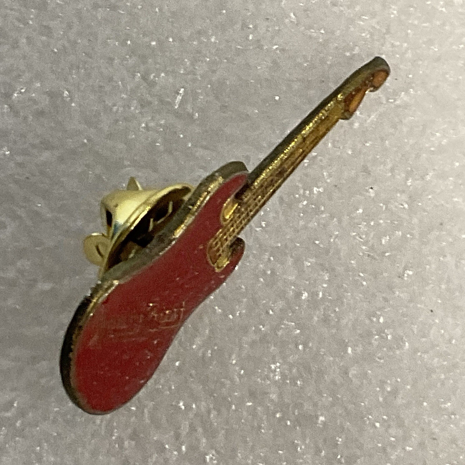 Judas Priest Vintage Red & Gold Guitar Enamel Metal Pin Pinback GnuCollectibles - Image 7