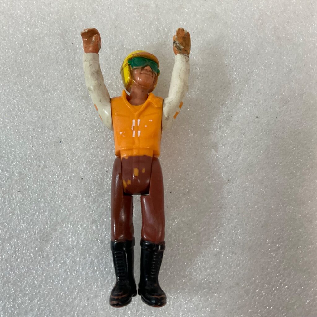 1974 Fisher Price Adventure People Motorcycle Rider 3.5in Figure - Image 1