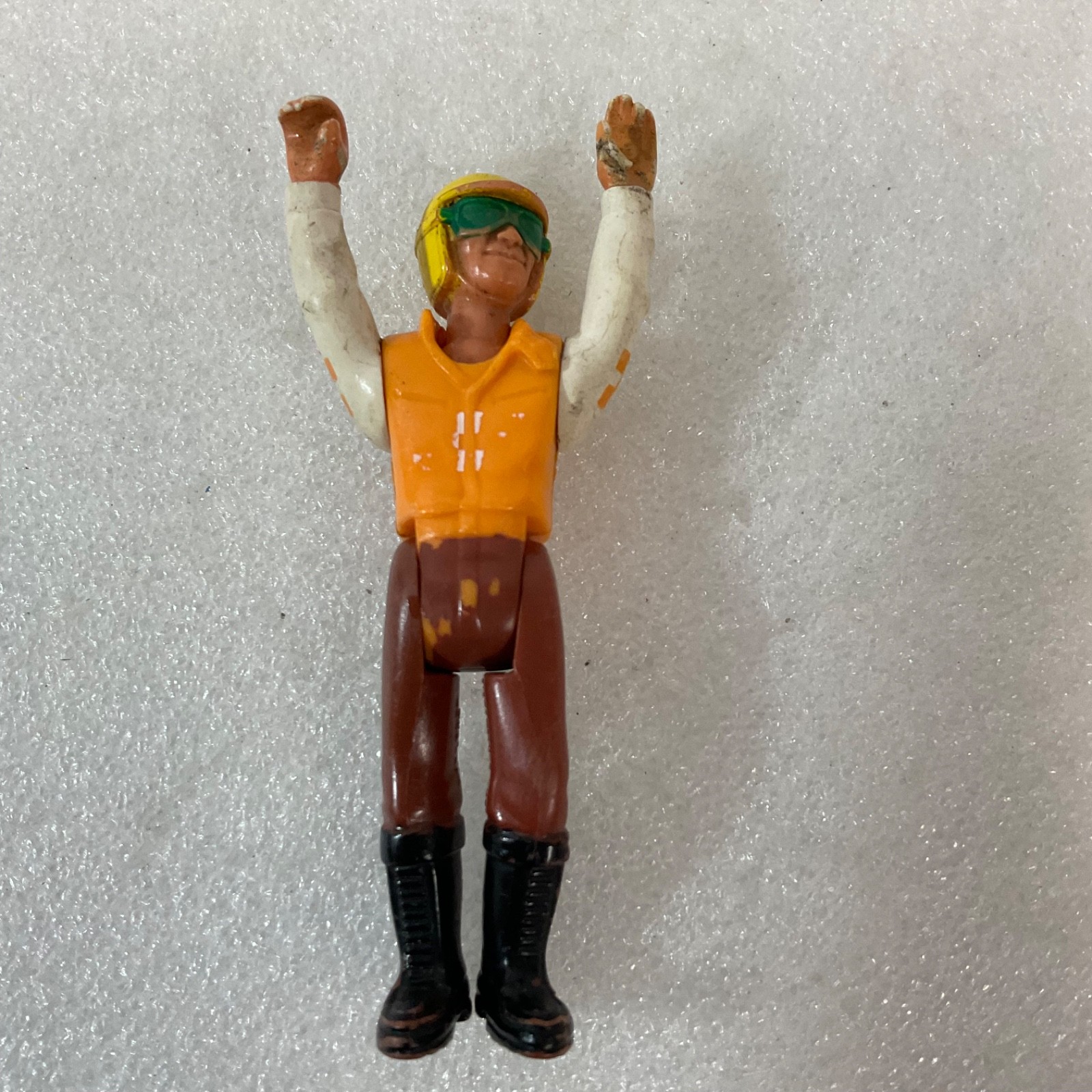 1974 Fisher Price Adventure People Motorcycle Rider 3.5in Figure - Image 1