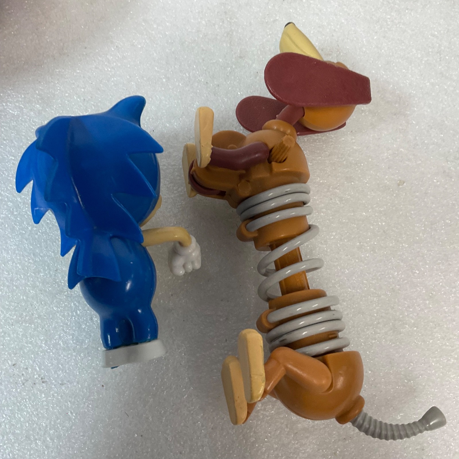 Sonic the Hedgehog 3in Figure & Slinky Dog Toy Lot Broken - Image 3