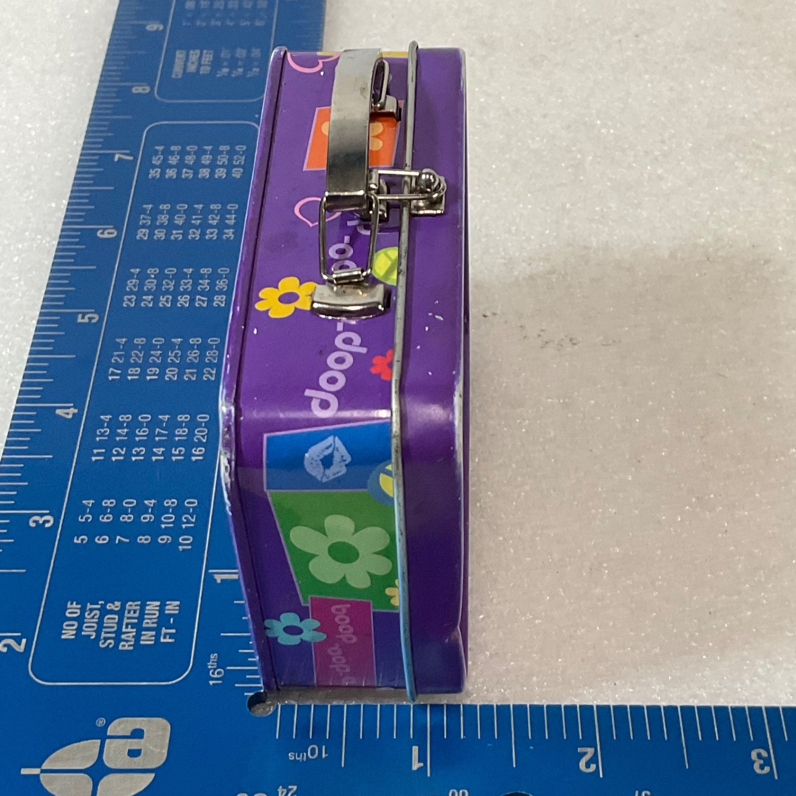 Betty Boop Mini Metal Lunch Pail Tin Box 4in Purple 2003 King Features - Image 7