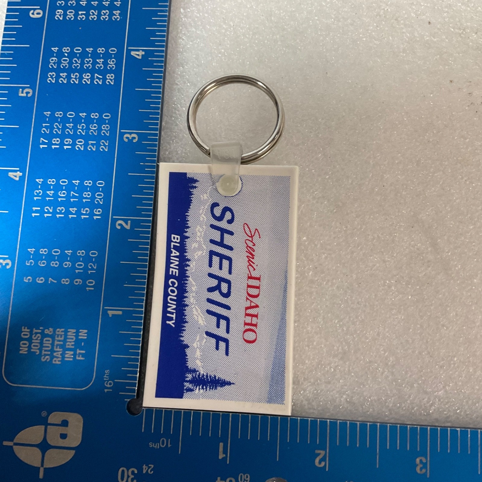 Sun Valley ID Sheriff Blaine County 2in Plastic Keychain Tag - Image 6