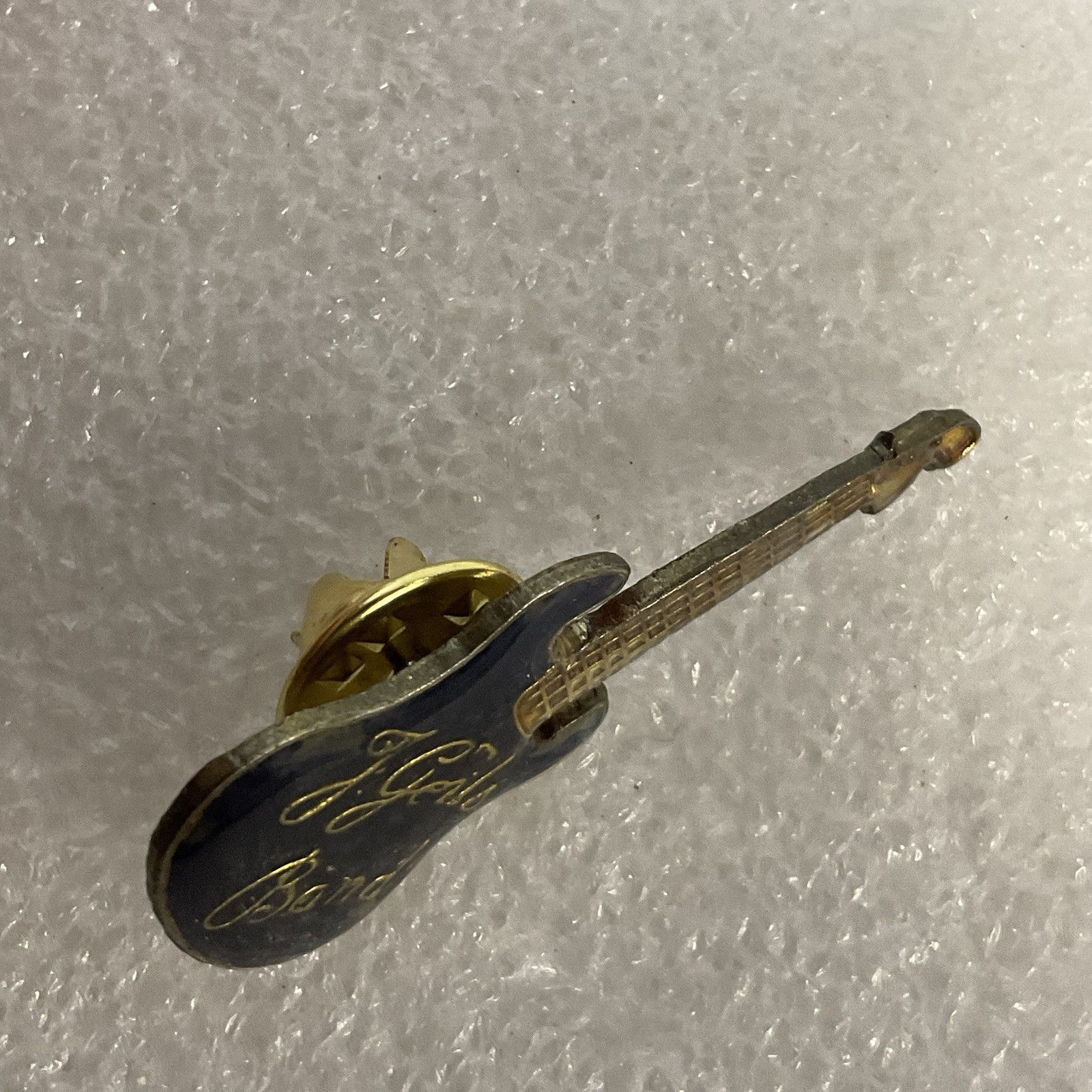 The J Geils Band Black &Gold Guitar Vtg Enamel Metal Pin Pinback GnuCollectibles - Image 5