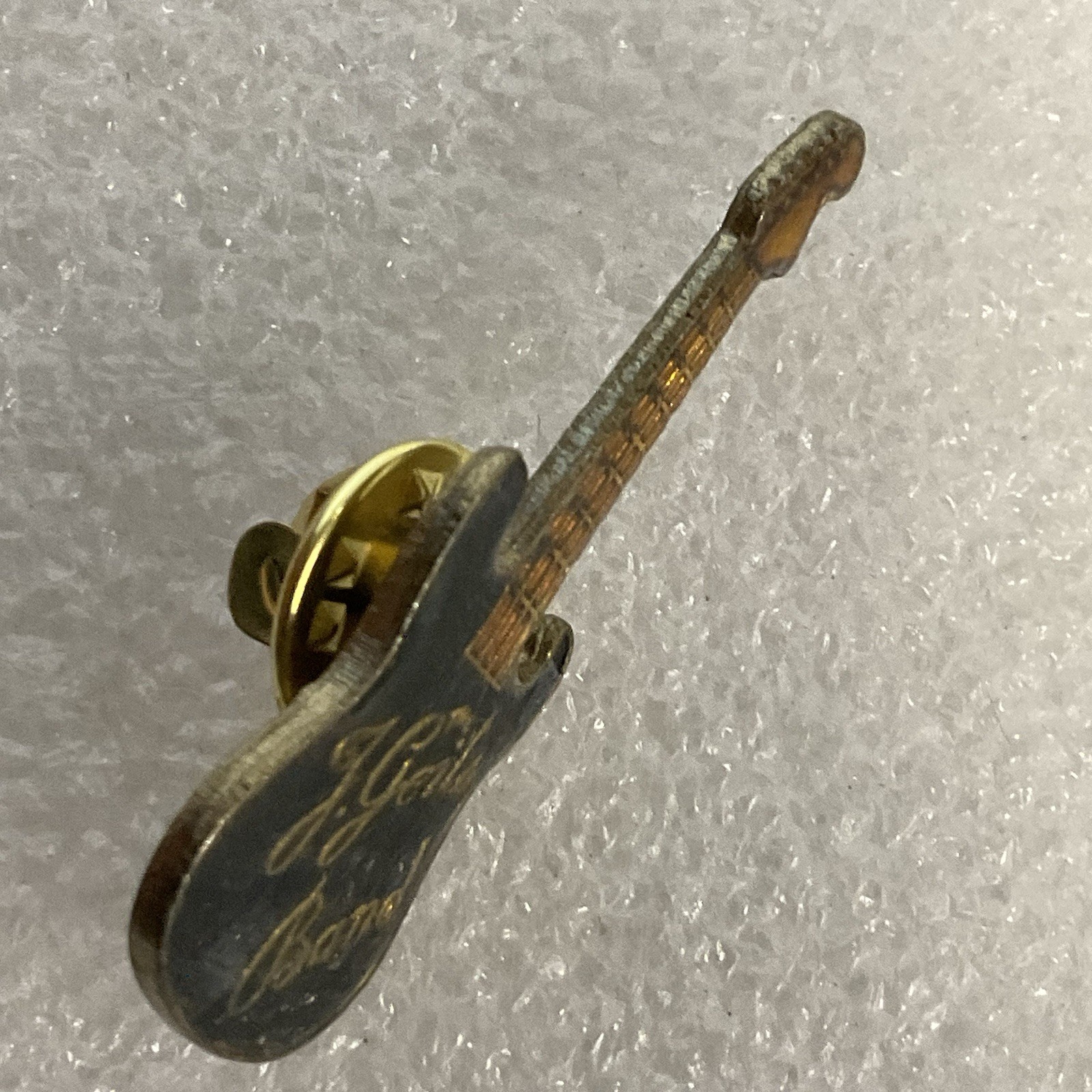 The J Geils Band Black &Gold Guitar Enamel Metal Pin Pinback Vtg GnuCollectibles - Image 5