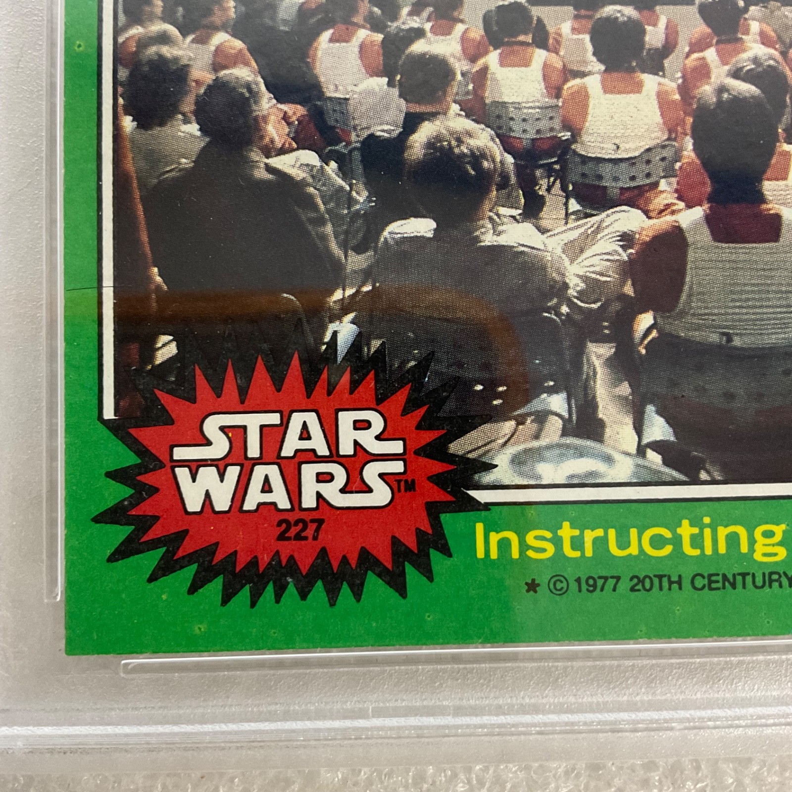 1977 Star Wars #227 Instructing Rebel Pilots PSA 8 CERT#54997725 - Image 8