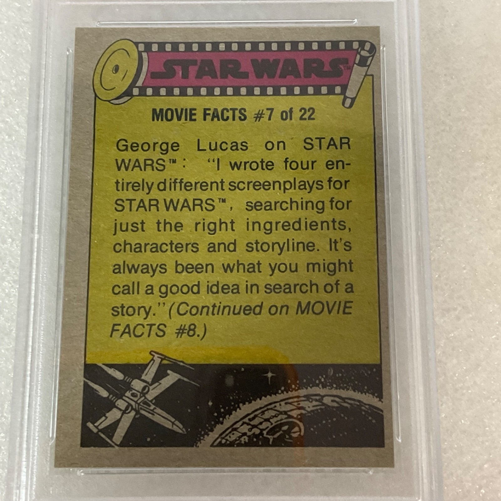 1977 Star Wars #227 Instructing Rebel Pilots PSA 8 CERT#54997725 - Image 10