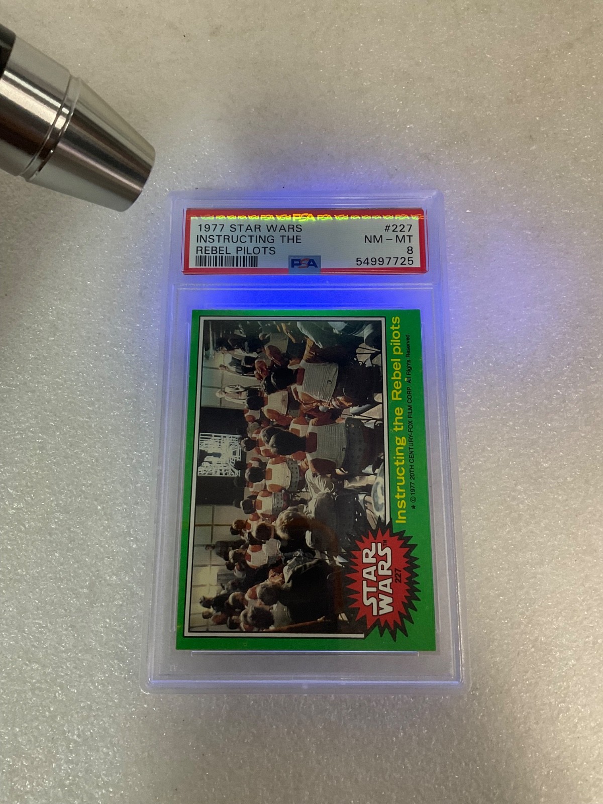1977 Star Wars #227 Instructing Rebel Pilots PSA 8 CERT#54997725 - Image 16