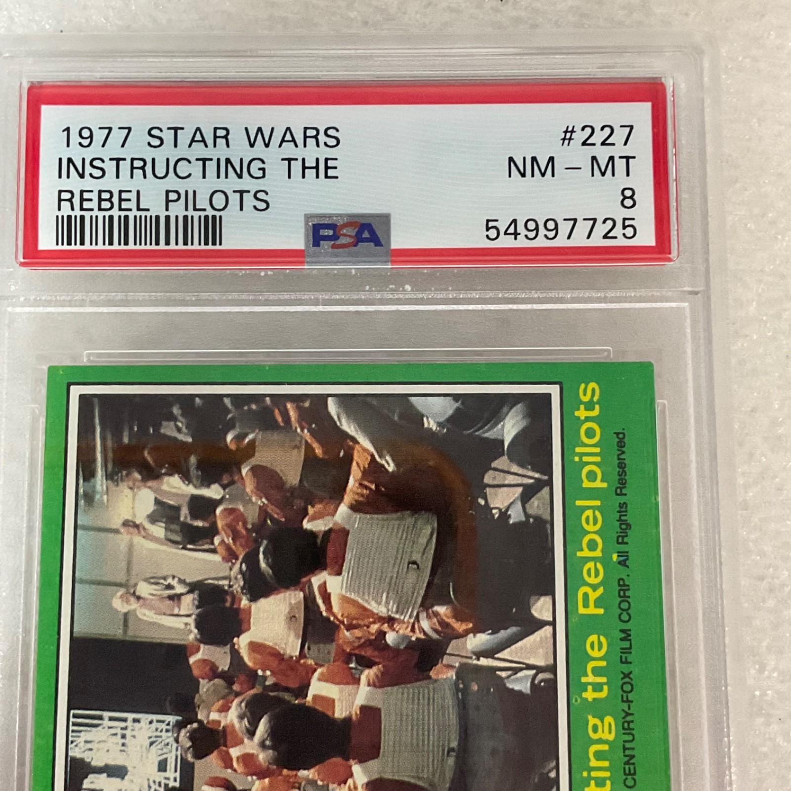 1977 Star Wars #227 Instructing Rebel Pilots PSA 8 CERT#54997725 - Image 15