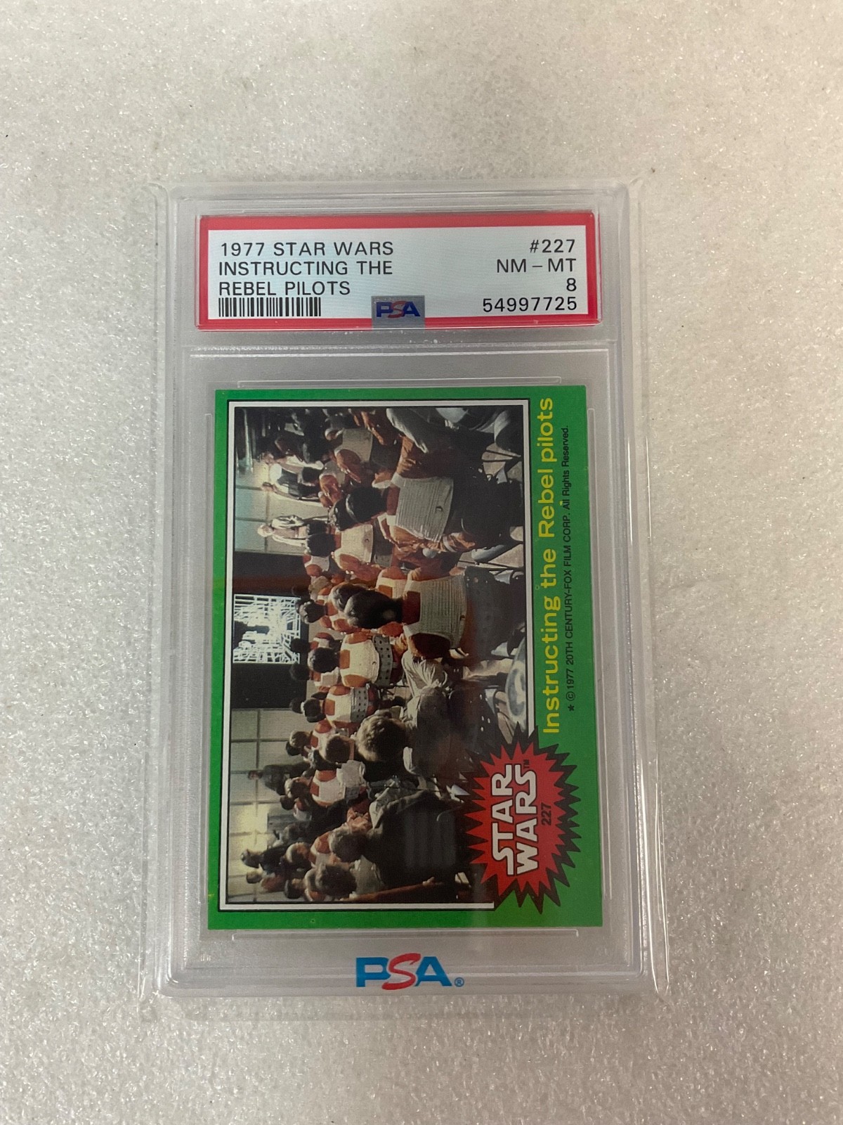 1977 Star Wars #227 Instructing Rebel Pilots PSA 8 CERT#54997725 - Image 18