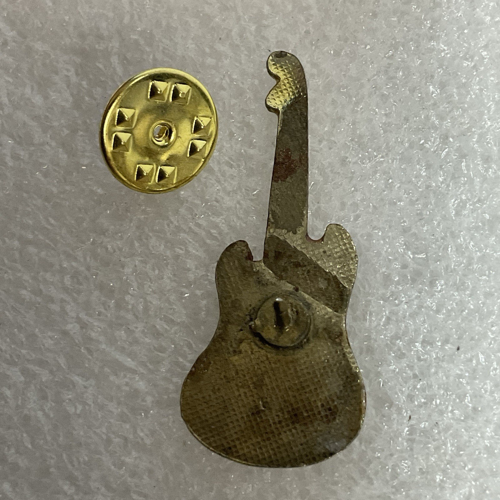 The J Geils BandRed & Gold Guitar Vtg Enamel Metal Pin Pinback GnuCollectibles - Image 8