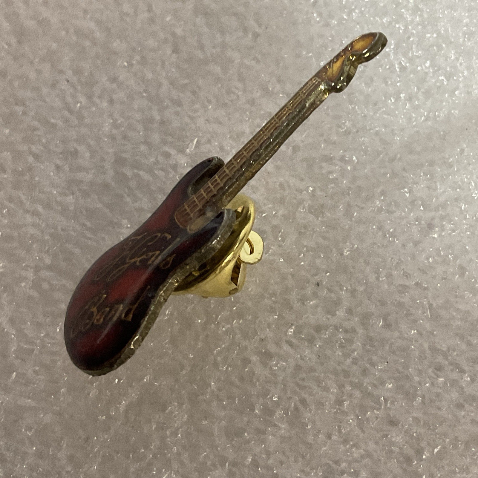 The J Geils BandRed & Gold Vtg Guitar Enamel Metal Pin Pinback GnuCollectibles - Image 4