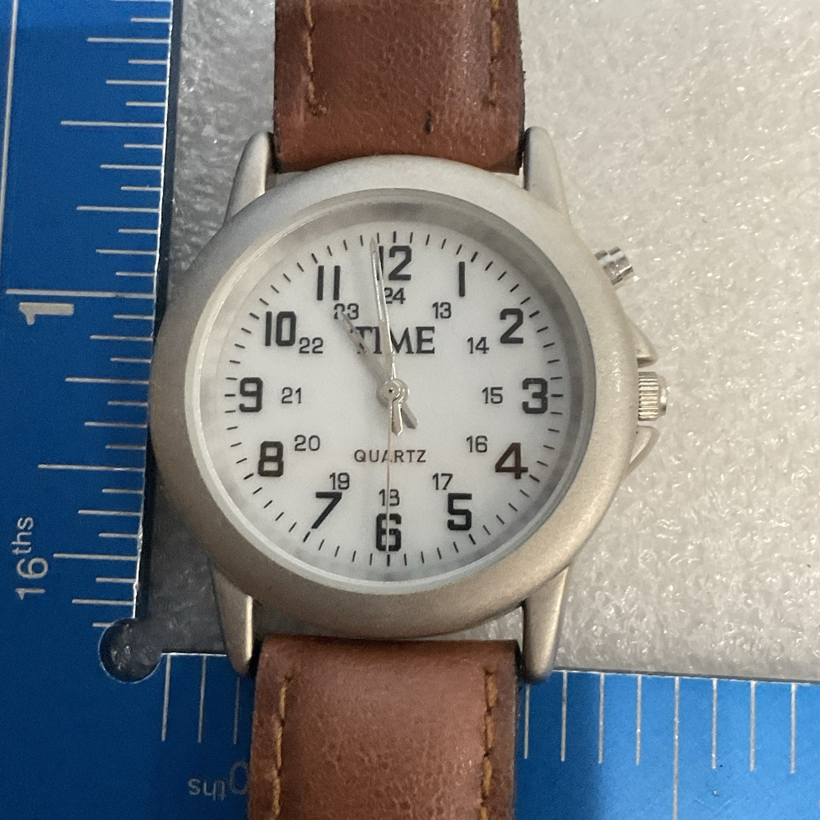 Time Quartz Watch Leather Band GnuFashion - Image 5