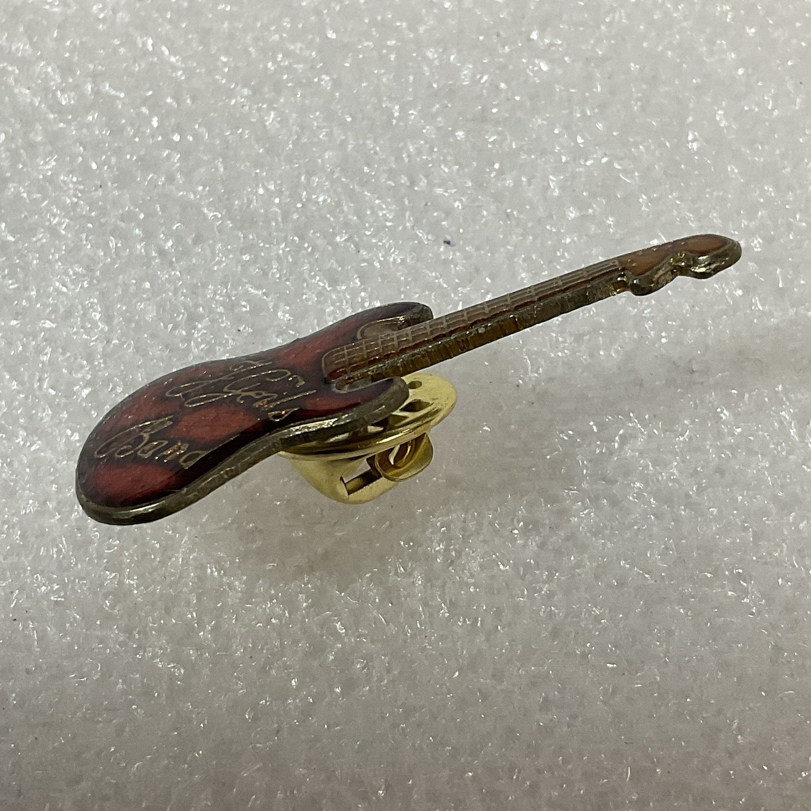 J Geils BandRed & Gold Guitar Enamel Metal Pin Pinback Vtg GnuCollectibles - Image 8