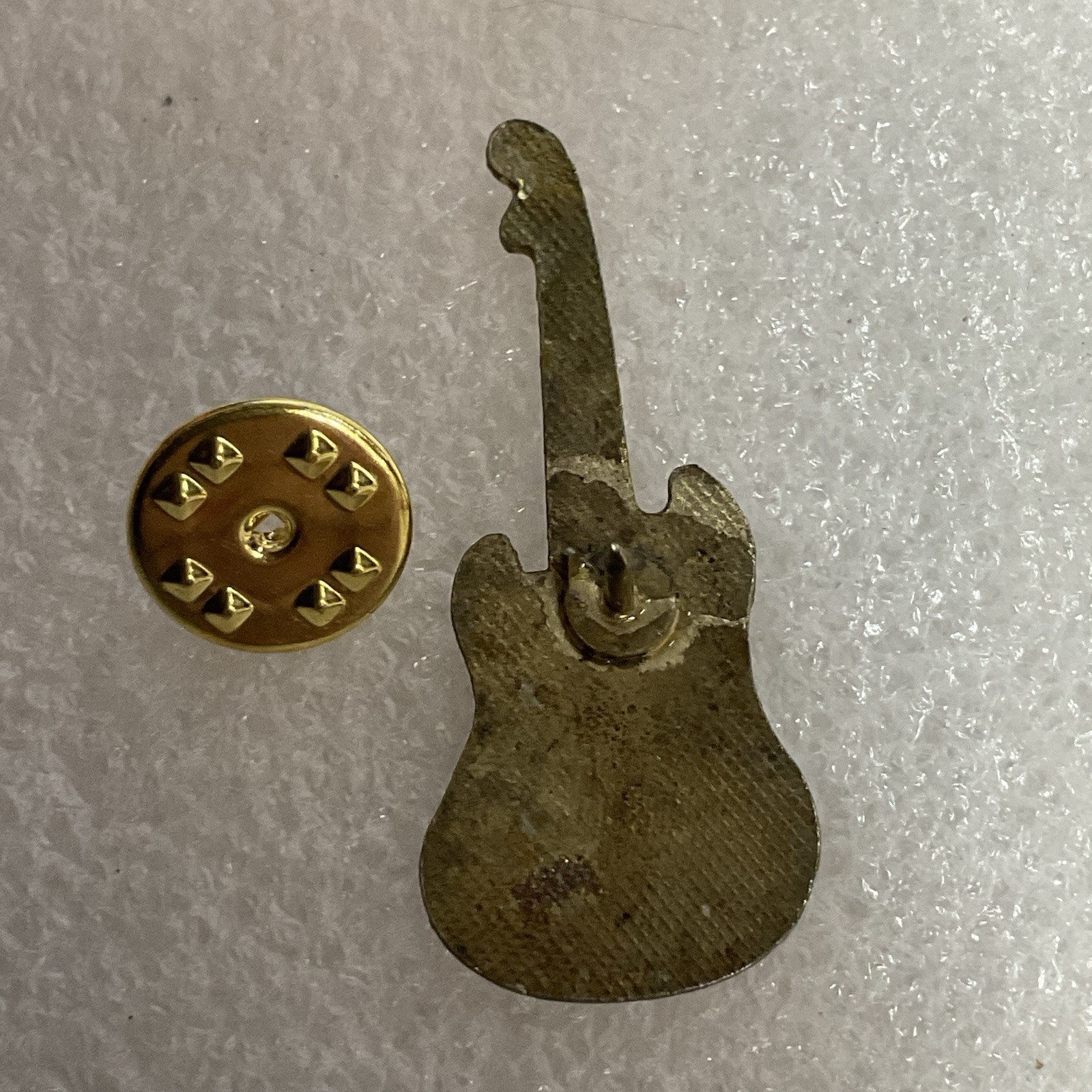J Geils BandRed & Gold Guitar Enamel Metal Pin Pinback Vtg GnuCollectibles - Image 6