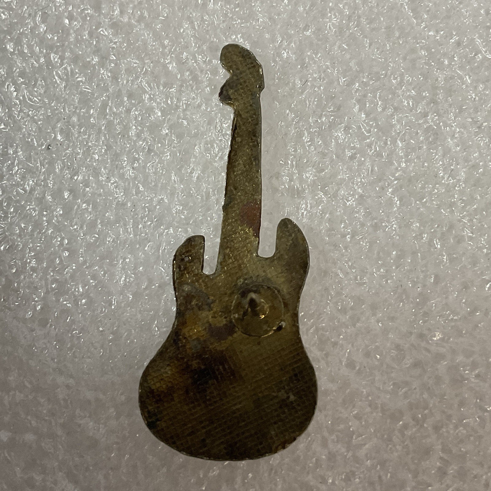 The J Geils BandRed & Gold Guitar Enamel Metal Vtg Pin Pinback GnuCollectibles - Image 2