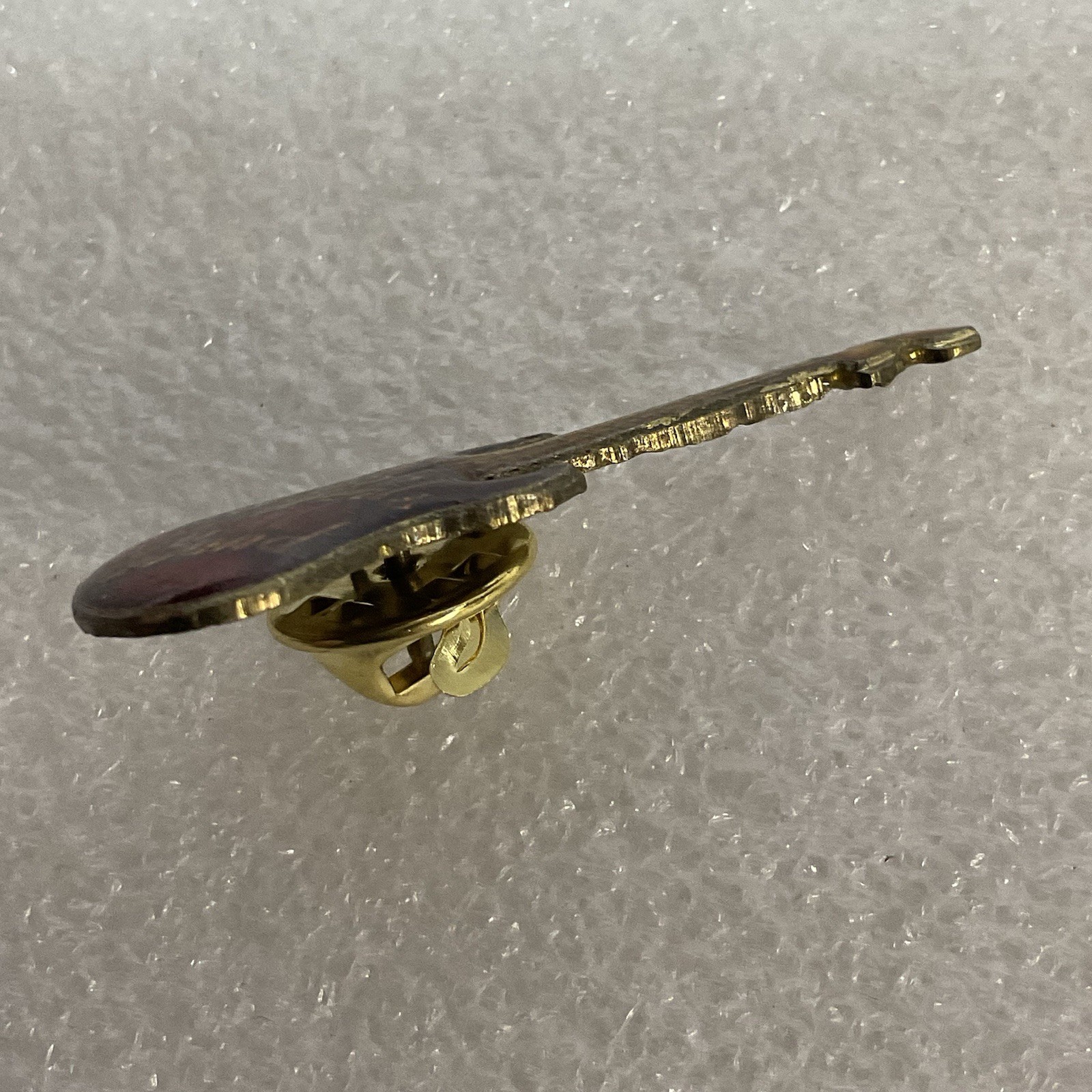 The J Geils BandRed & Gold Guitar Enamel Metal Vtg Pin Pinback GnuCollectibles - Image 4