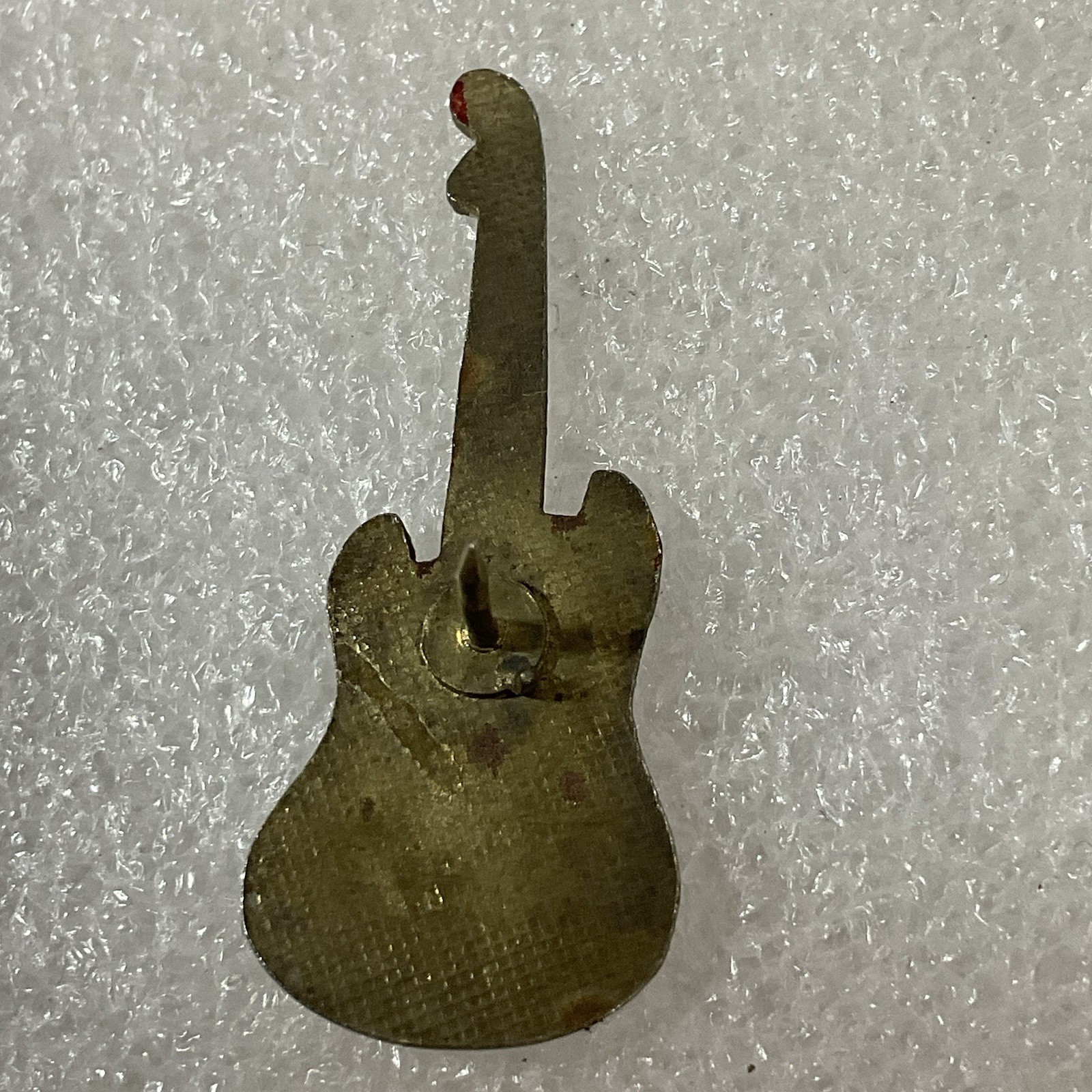 The J Geils BandRed & Gold Guitar Enamel Vtg Metal Pin Pinback GnuCollectibles - Image 2