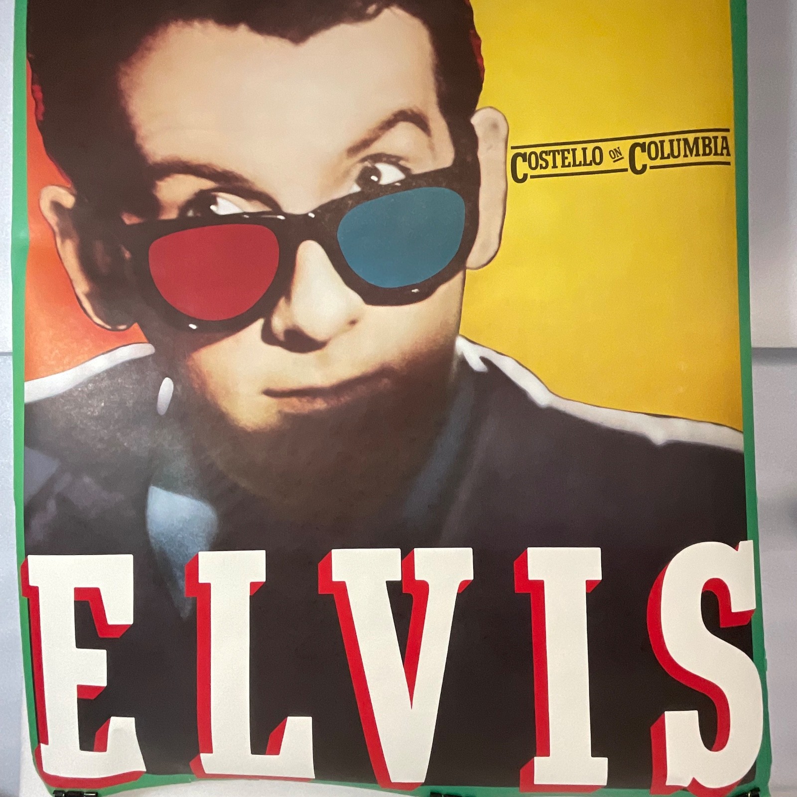 Elvis Costello Trust Poster 33in x 48in Columbia Promo Vintage Wall Art - Image 3