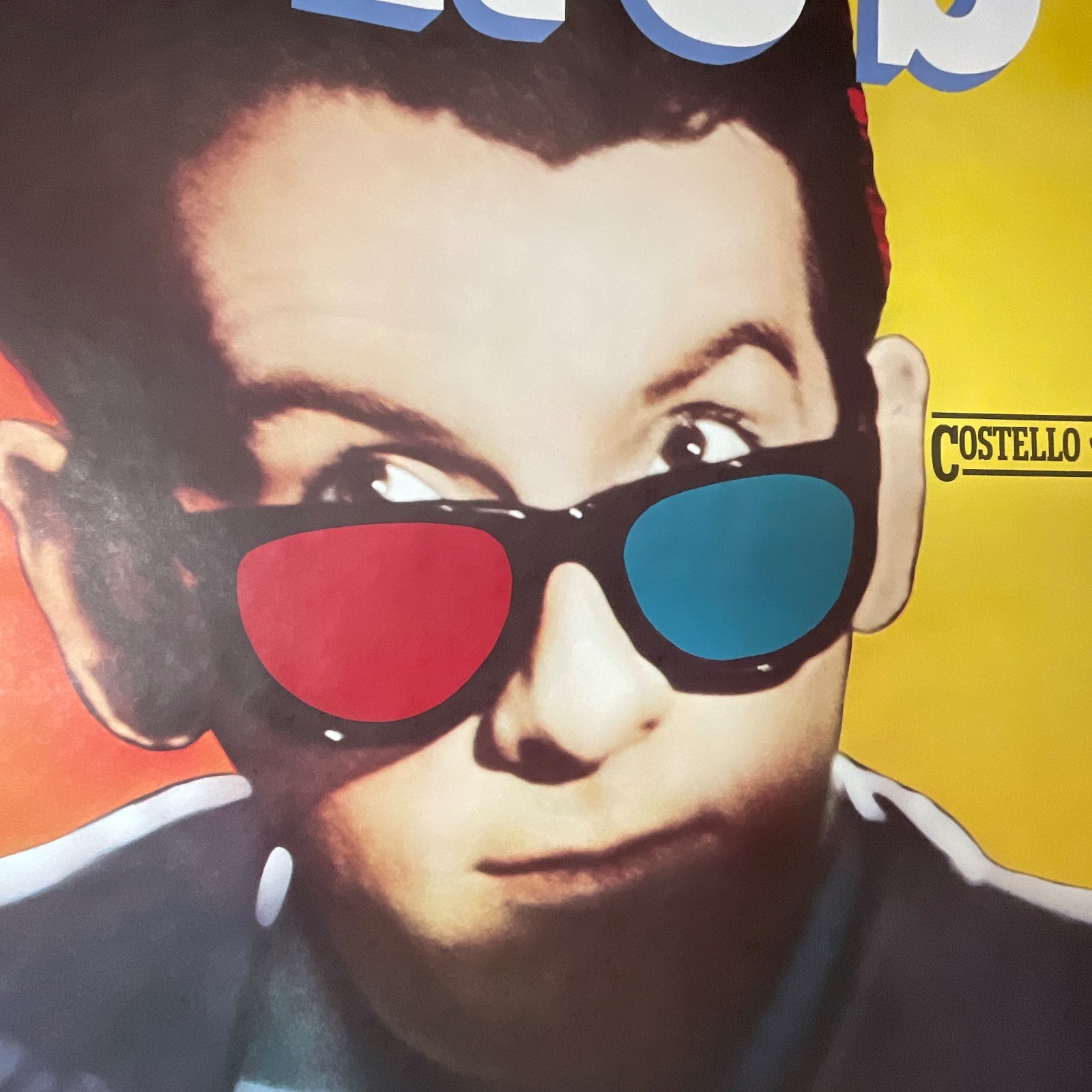 Elvis Costello Trust Poster 33in x 48in Columbia Promo Vintage Wall Art - Image 4