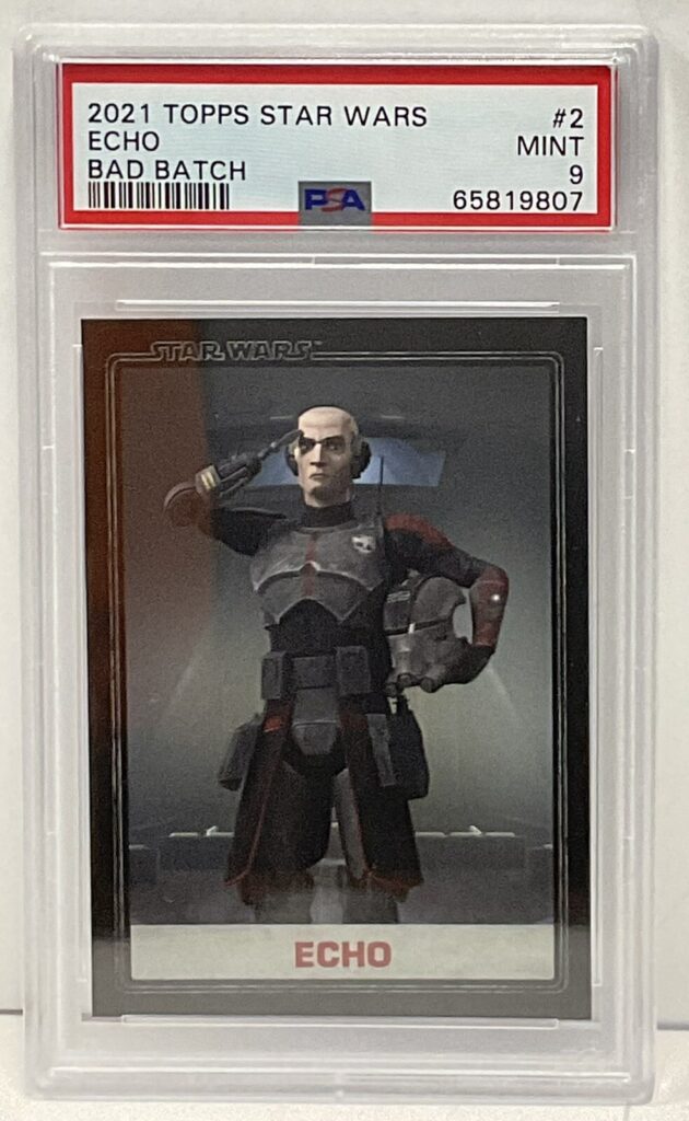Star Wars 2021 Topps Echo Bad Batch #2 PSA 9 CERT#65819807 - Image 1