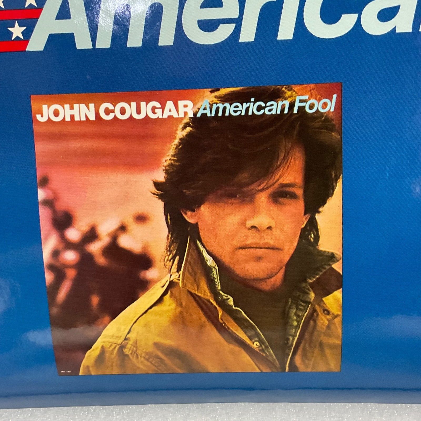 Vintage John Cougar American Fool Poster 36in x 24in PolyGram - Image 6