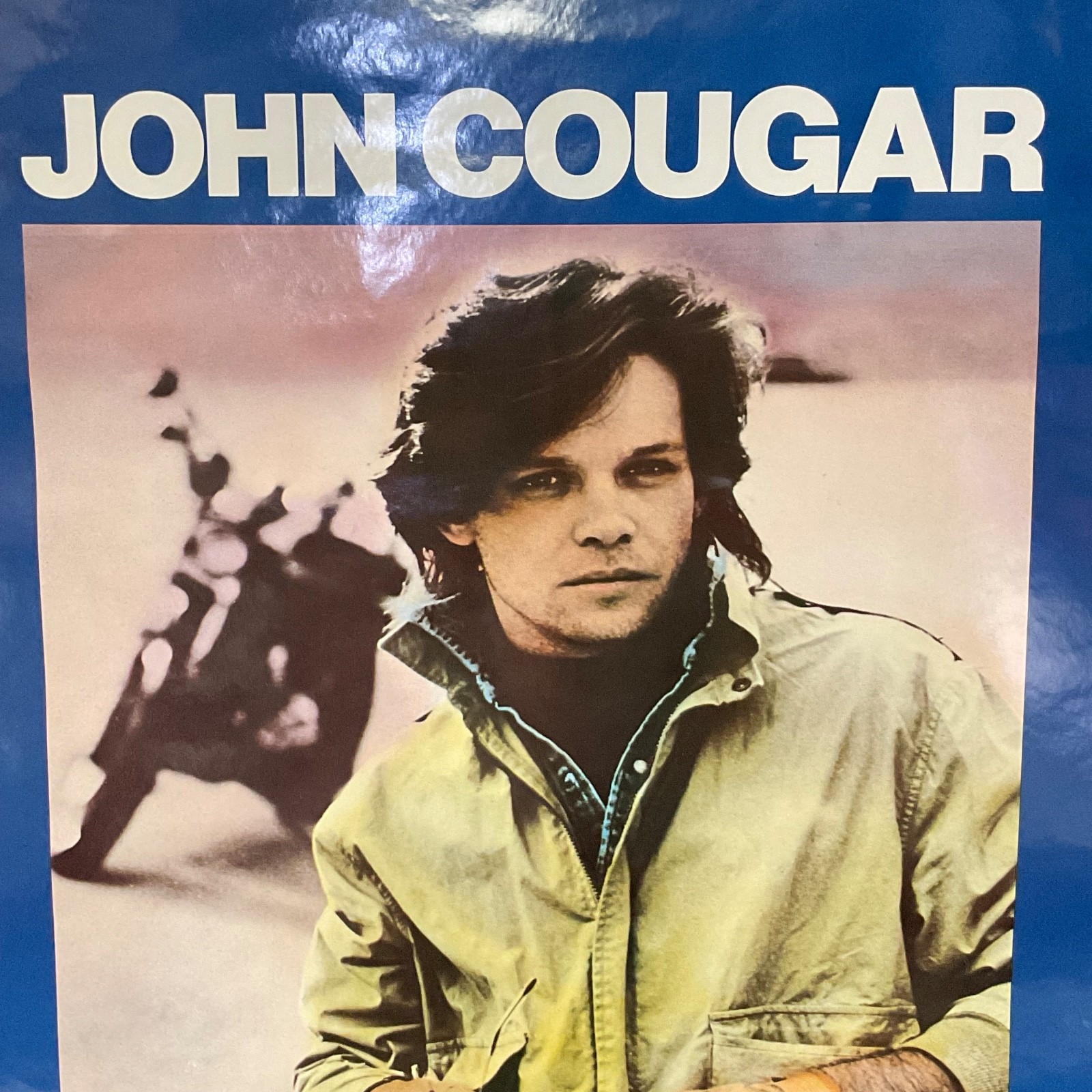 Vintage John Cougar American Fool Poster 36in x 24in PolyGram - Image 2