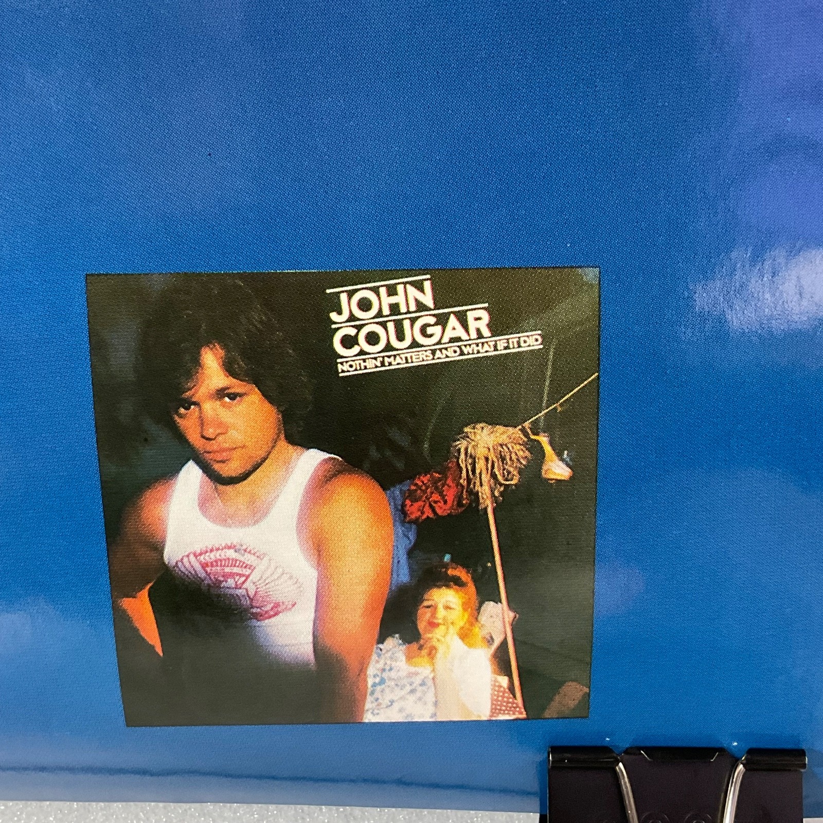 Vintage John Cougar American Fool Poster 36in x 24in PolyGram - Image 7